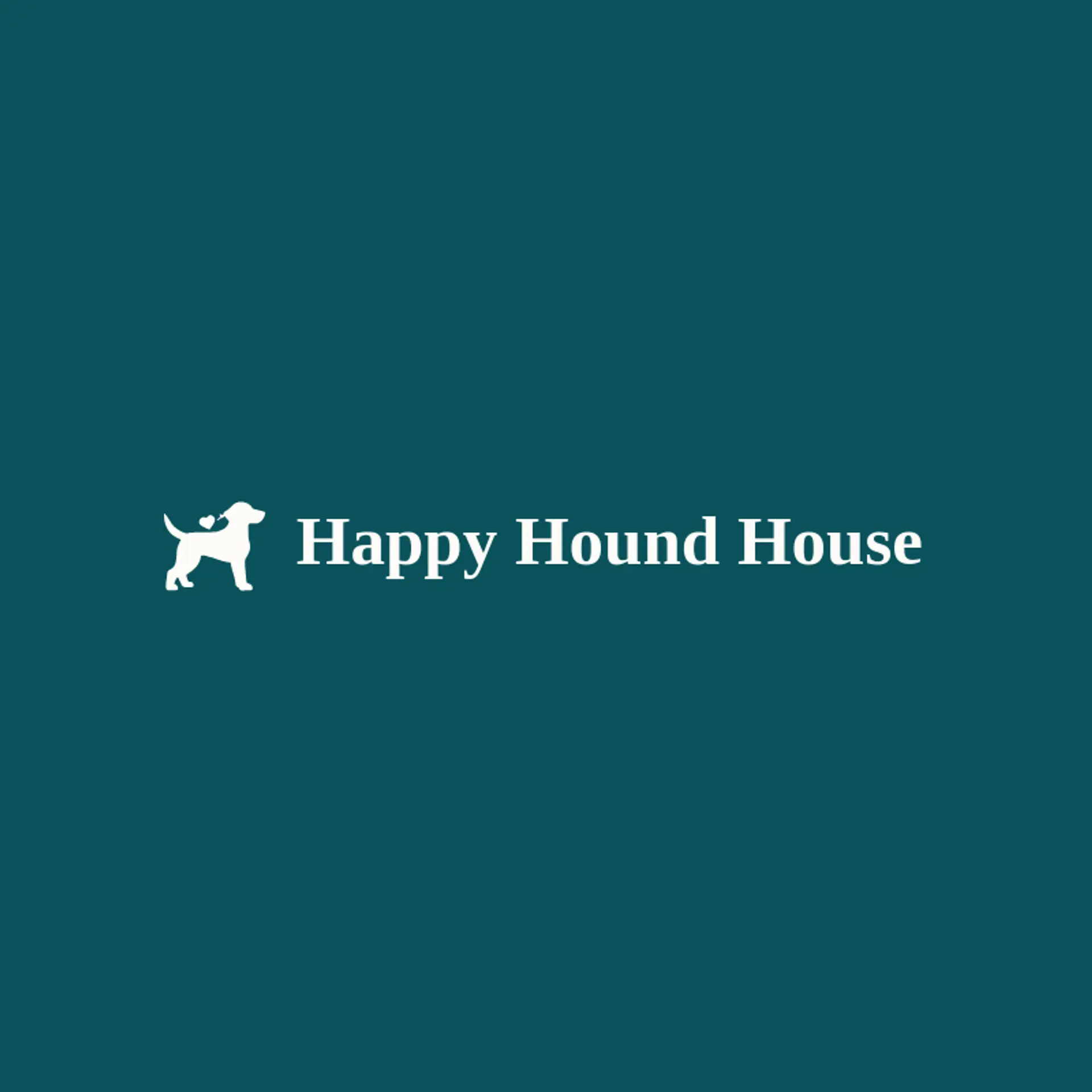Happy Hound House logo for dog grooming