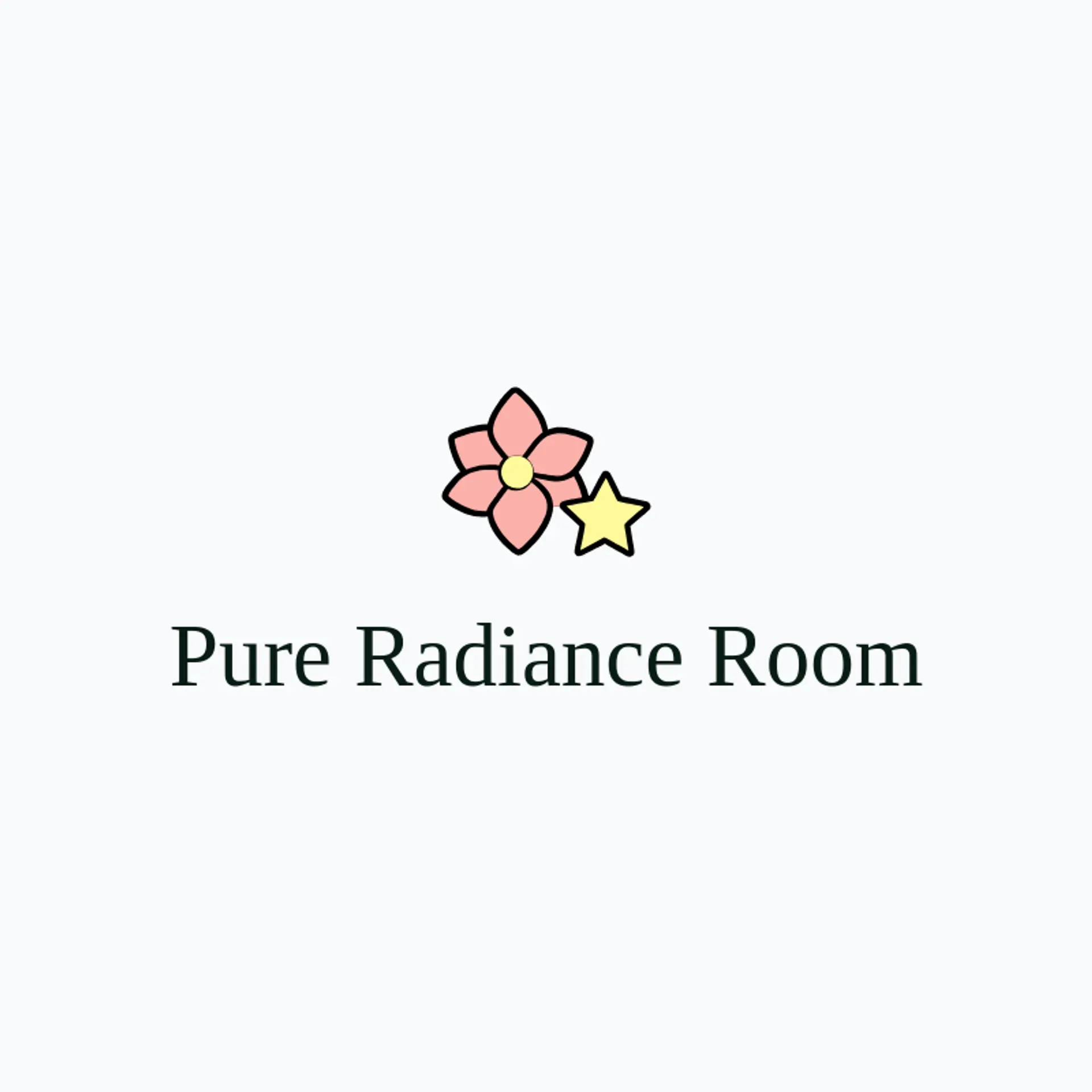 Pure Radiance Room logo for med spa