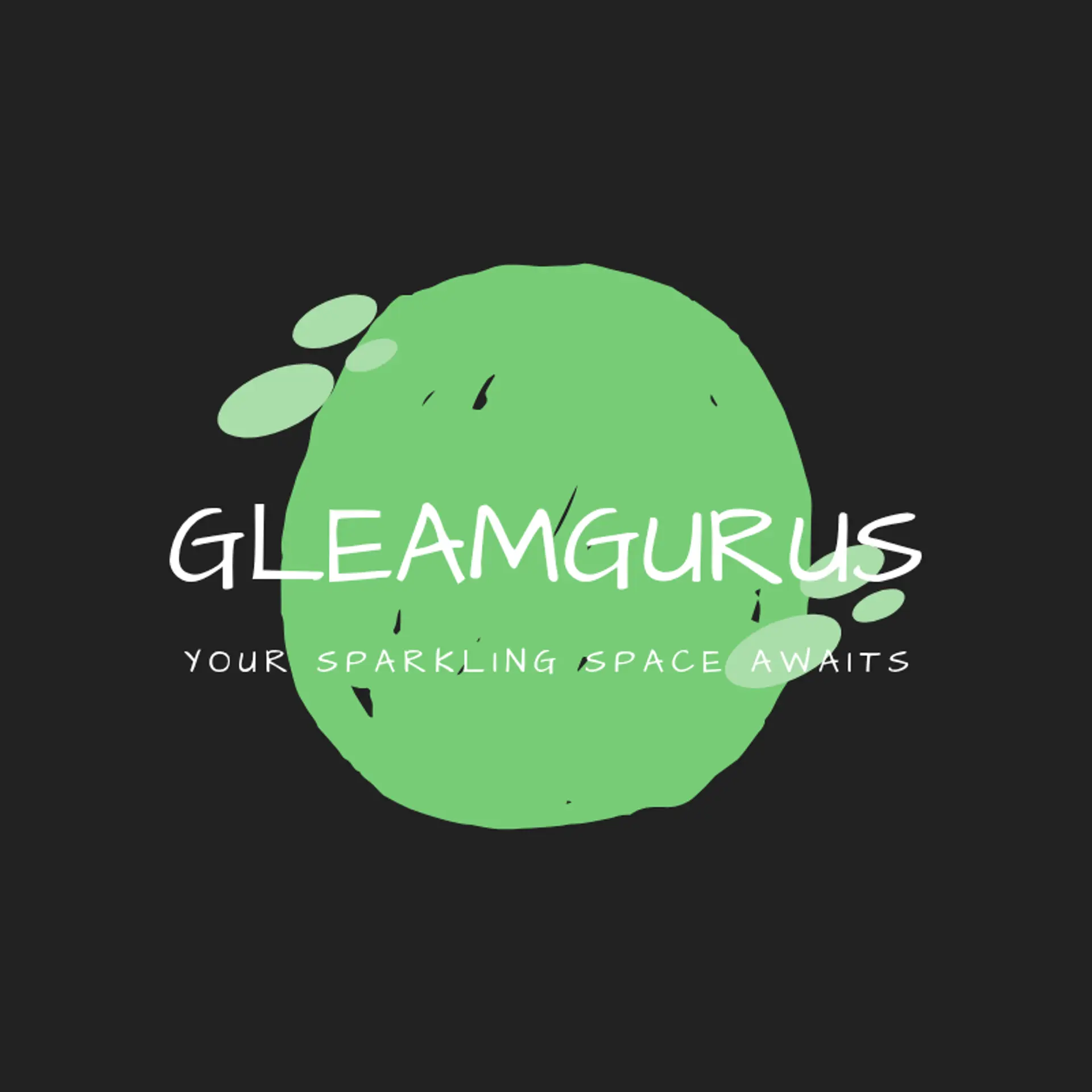 GleamGurus logo for cleaning company