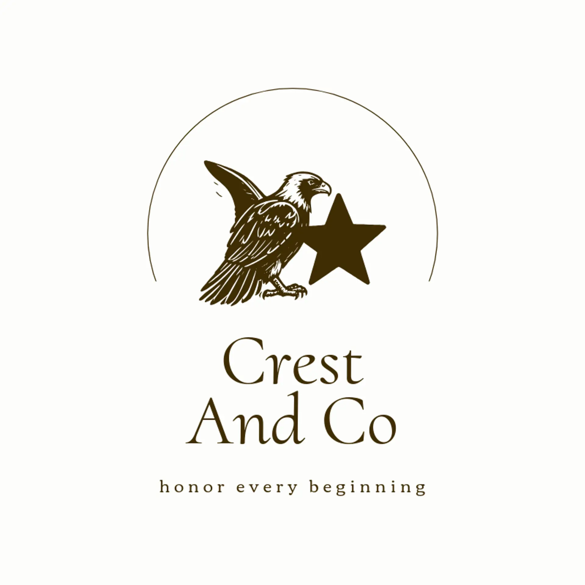 Crest And Co logo for family crest