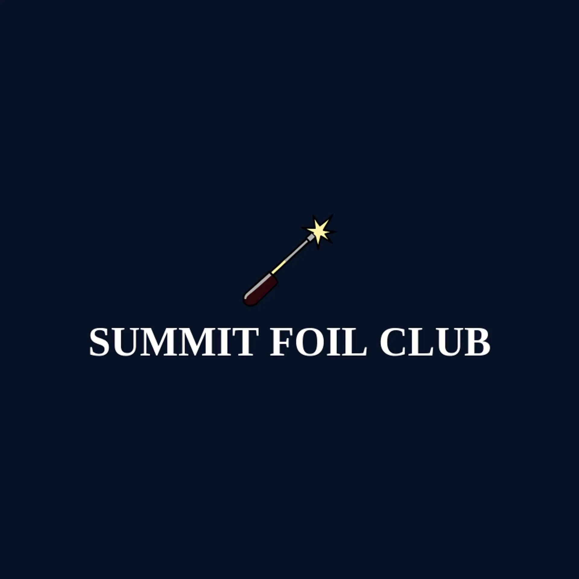 Summit Foil Club logo for fencing