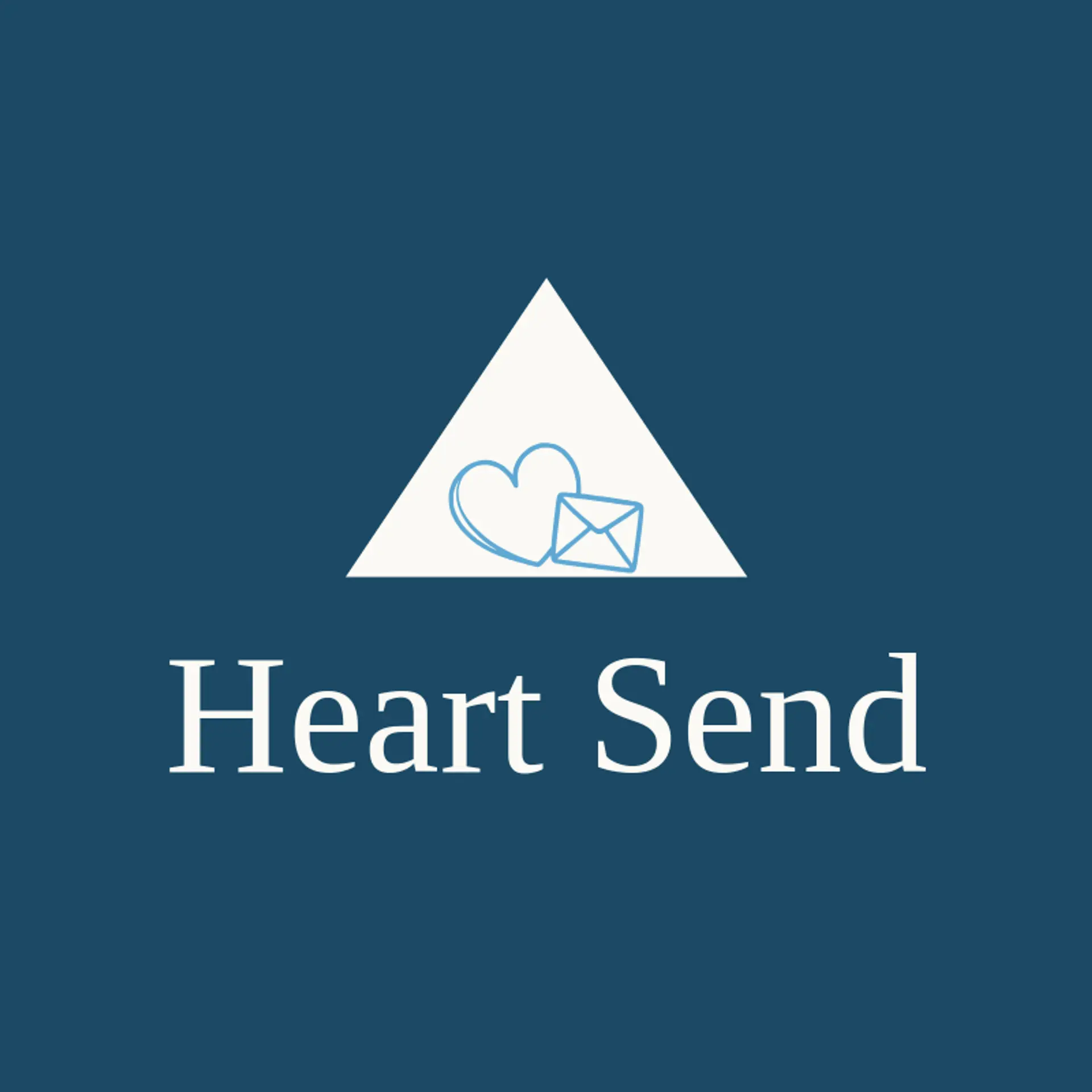Heart Send logo for message