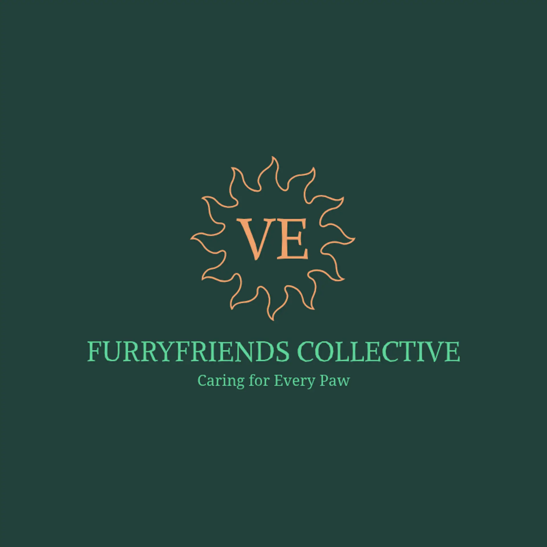 FurryFriends Collective logo for pet
