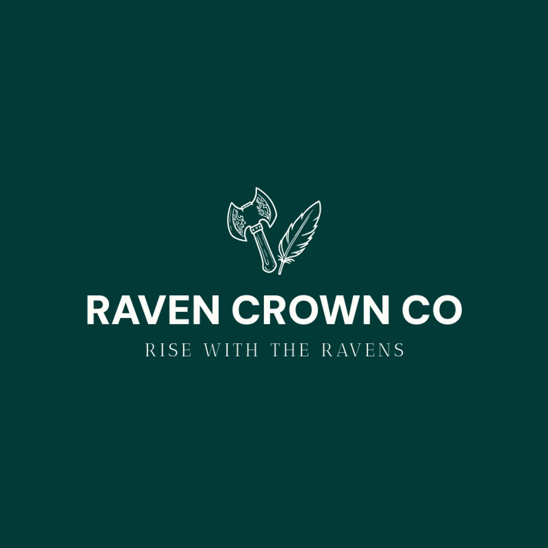 Raven Crown Co logo for viking