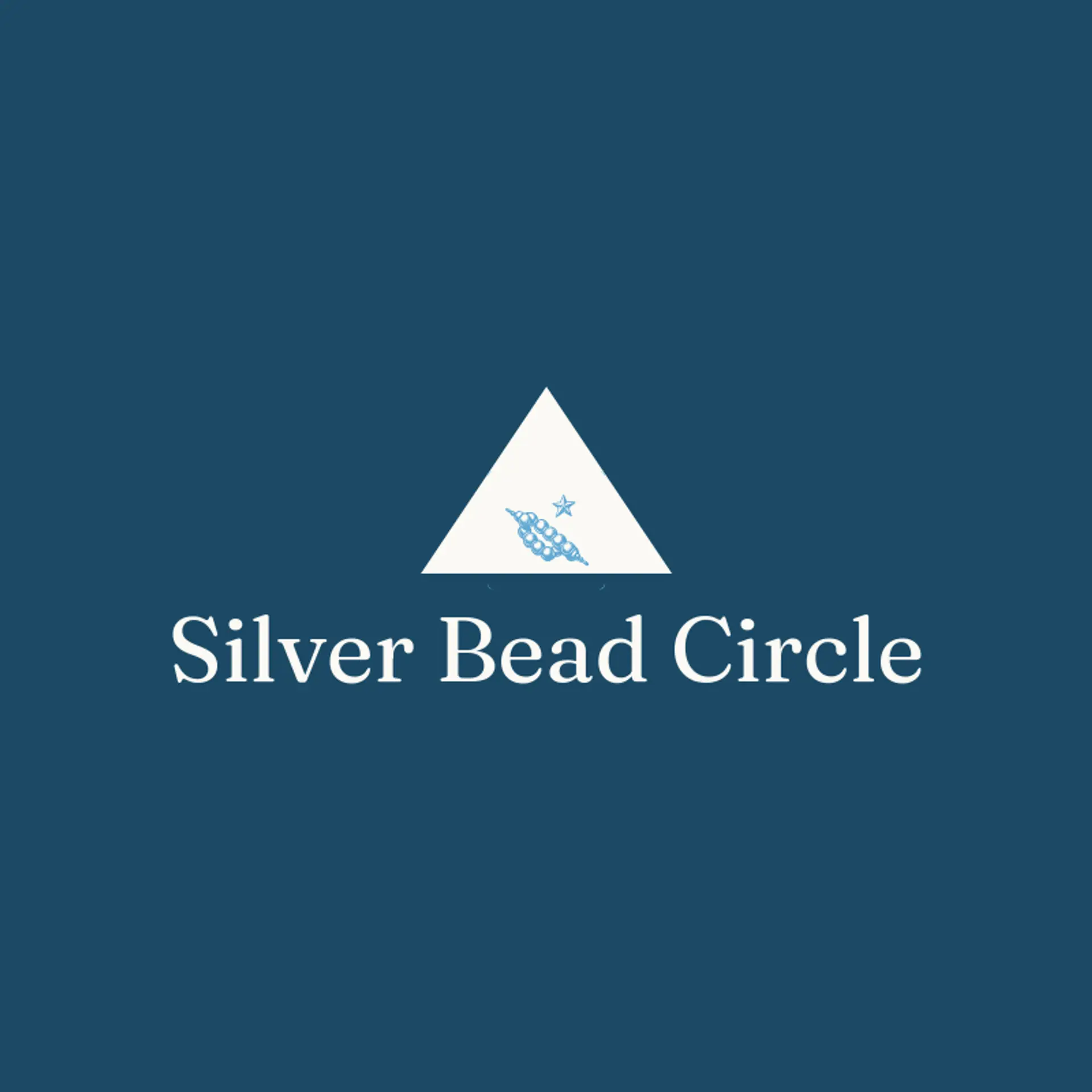 Silver Bead Circle logo for islam