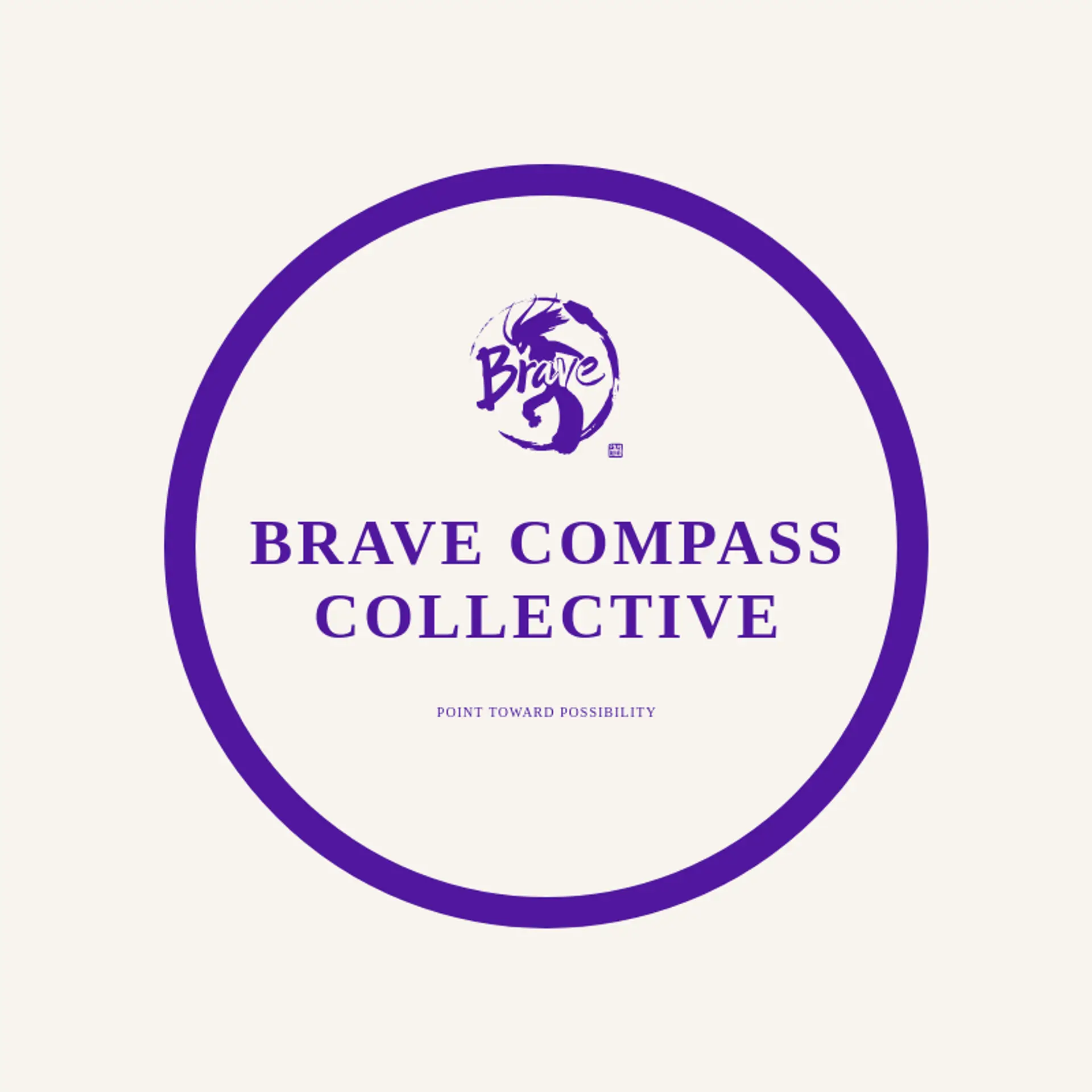 Brave Compass Collective logo for brave