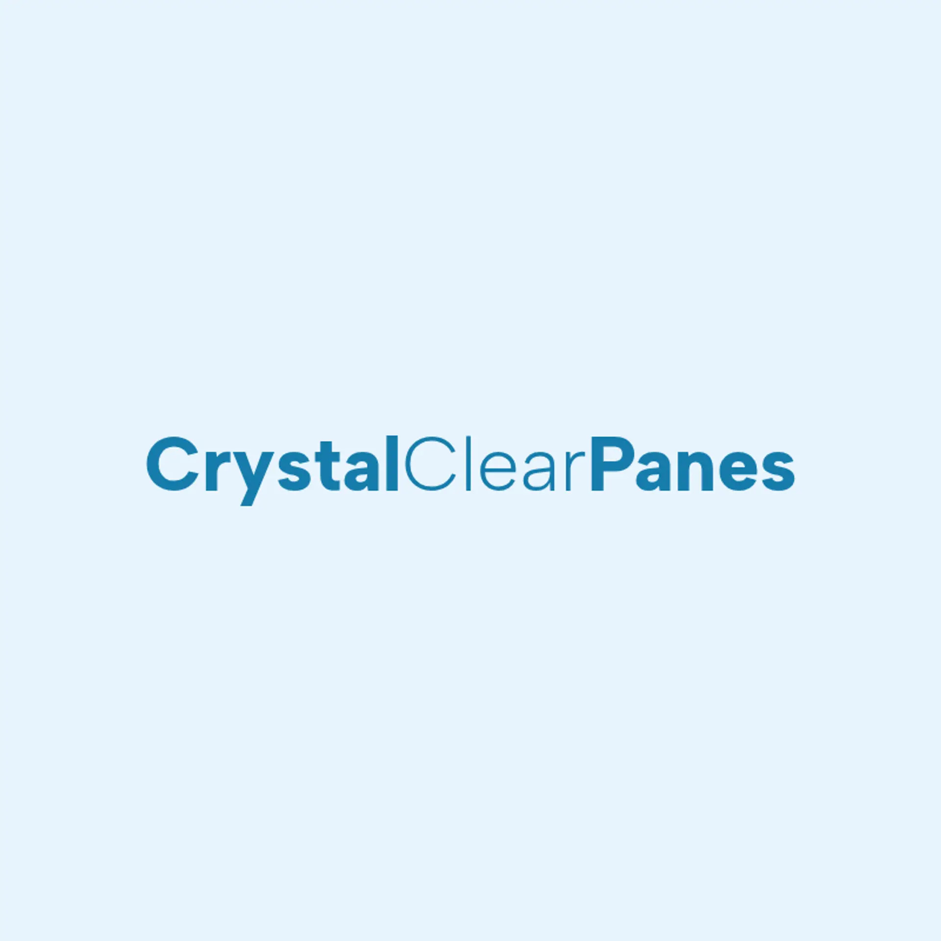 CrystalView Cleaners logo for window cleaning