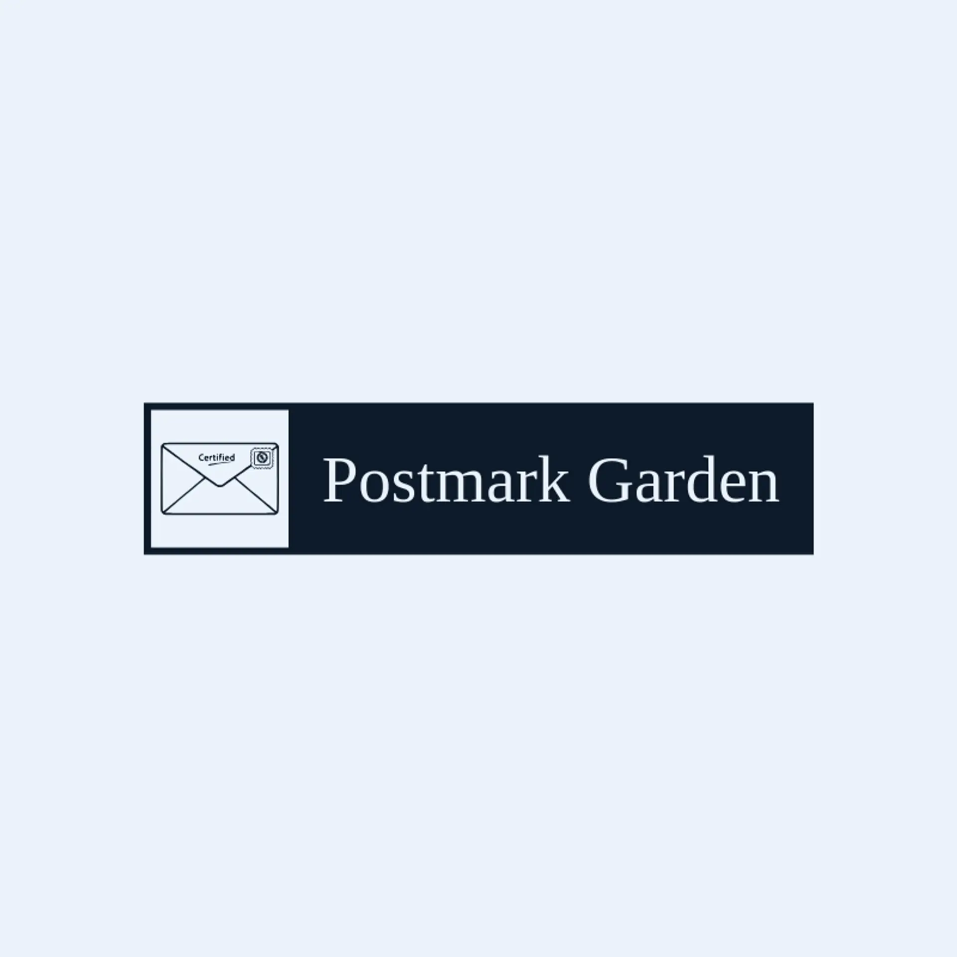 Postmark Garden logo for postal