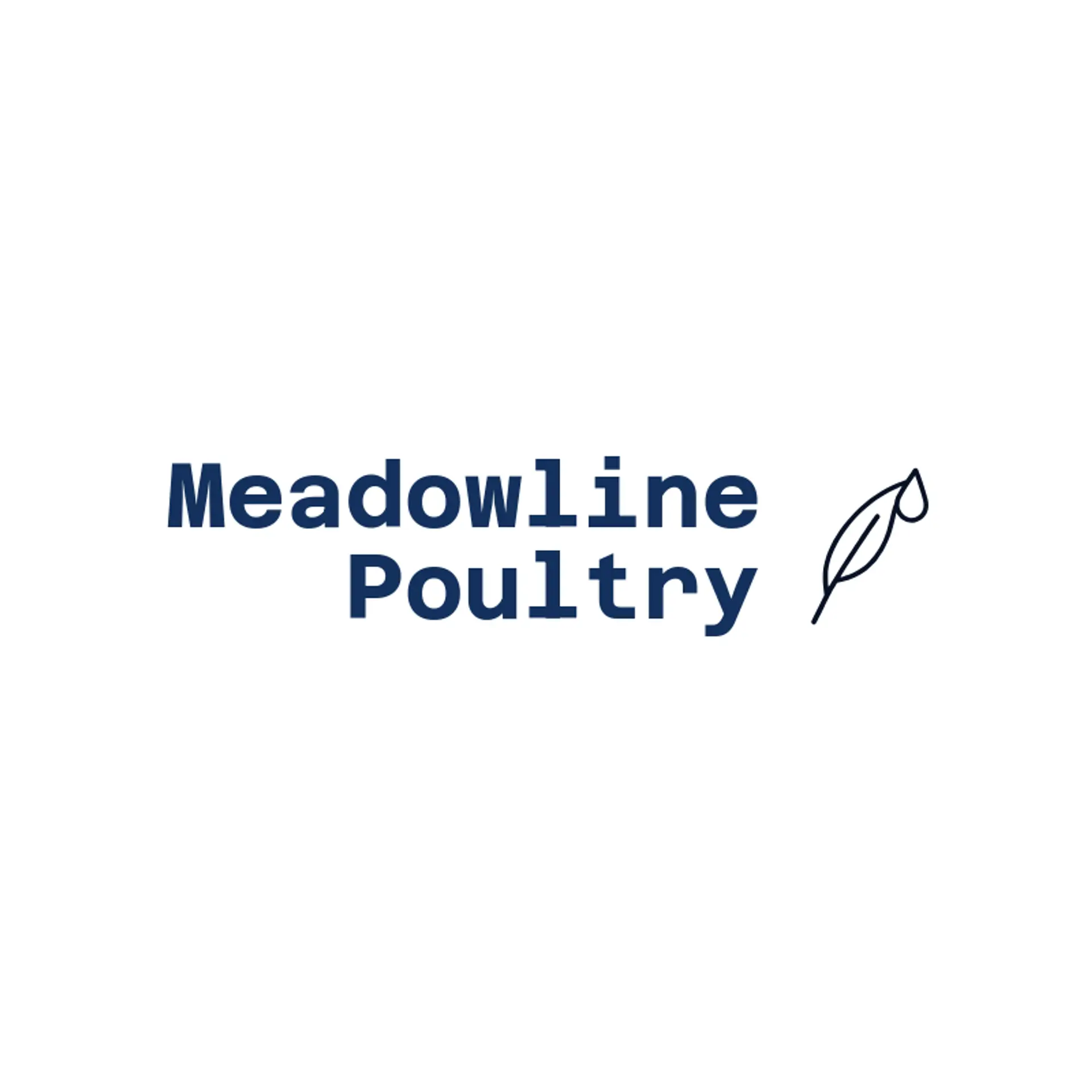 Meadowline Poultry logo for poultry farm