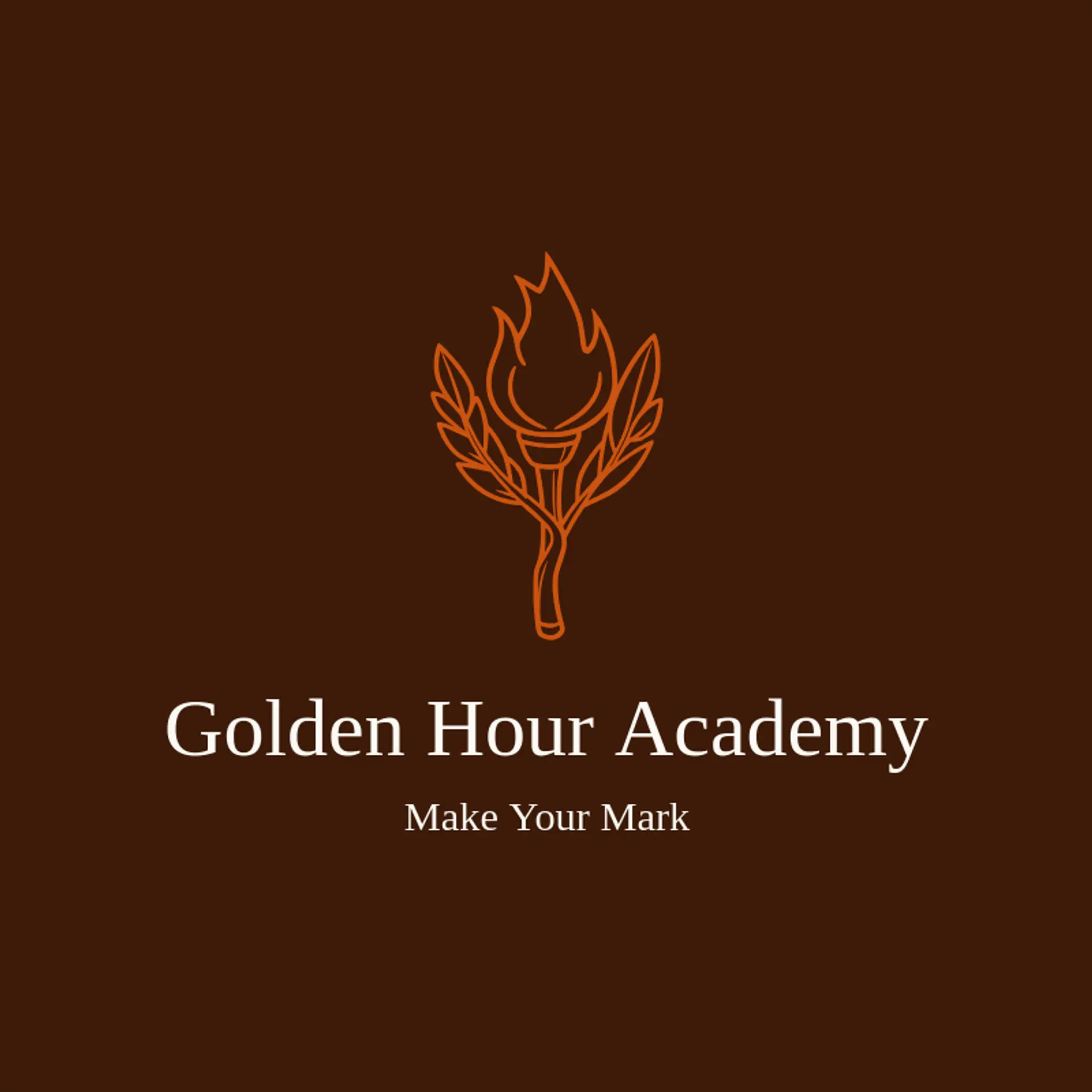 Golden Hour Academy logo for academy