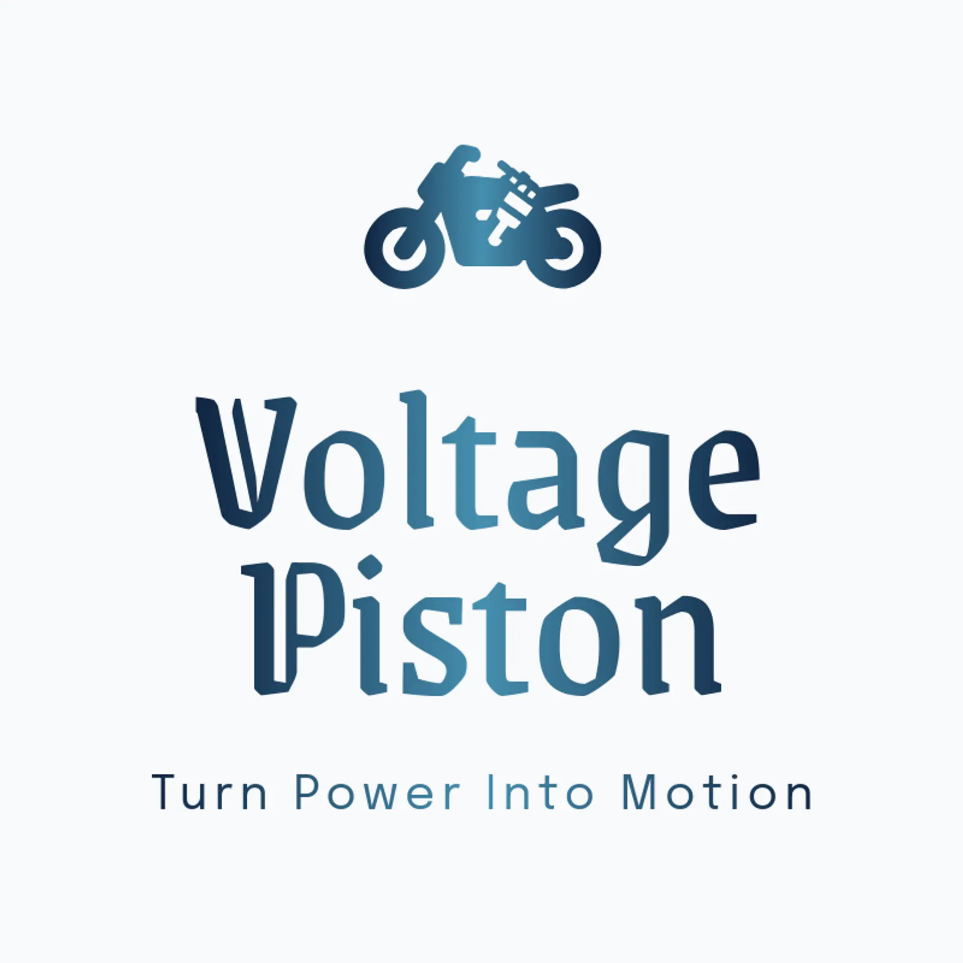 Voltage Piston logo for motorcycle
