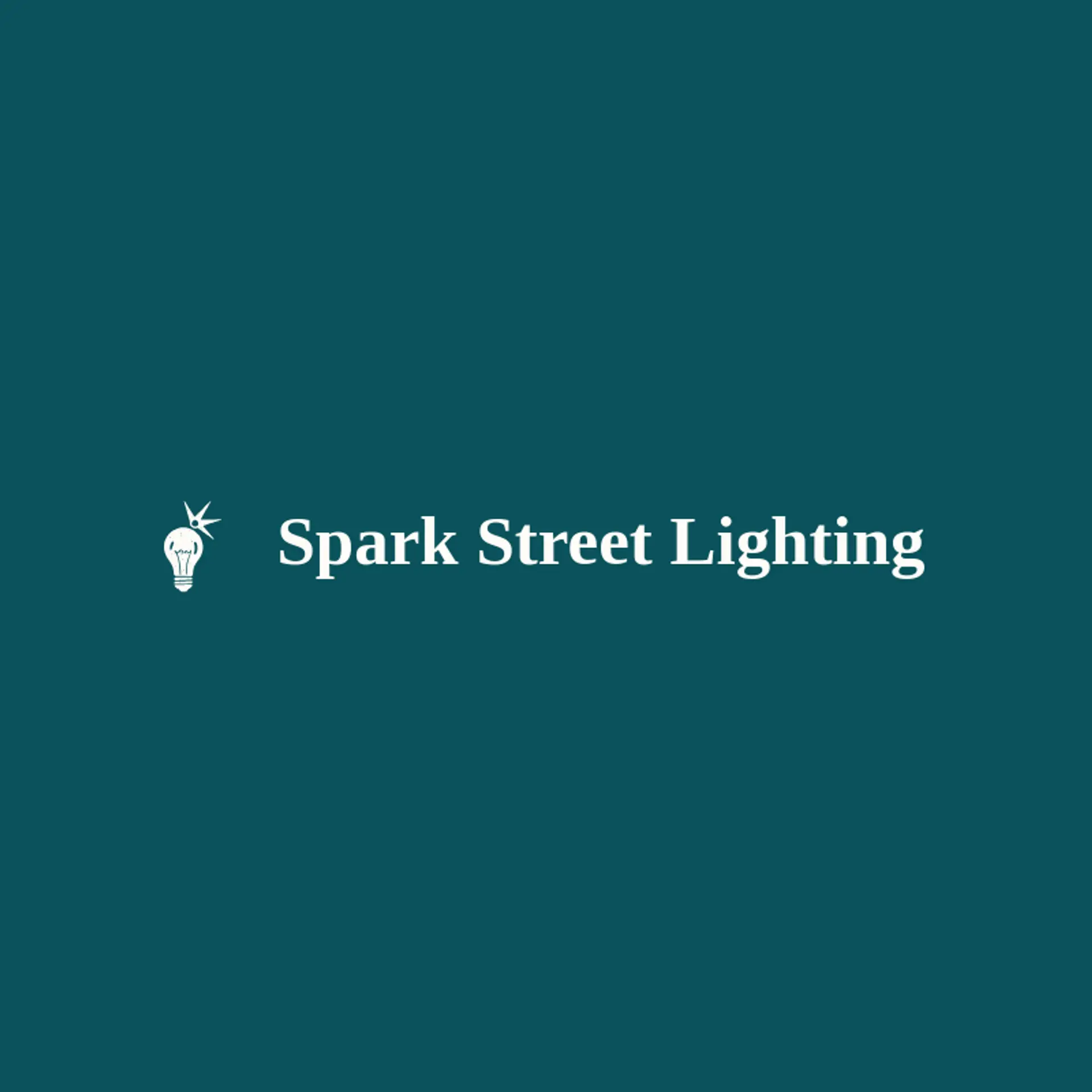 Spark Street Lighting logo for lightbulb