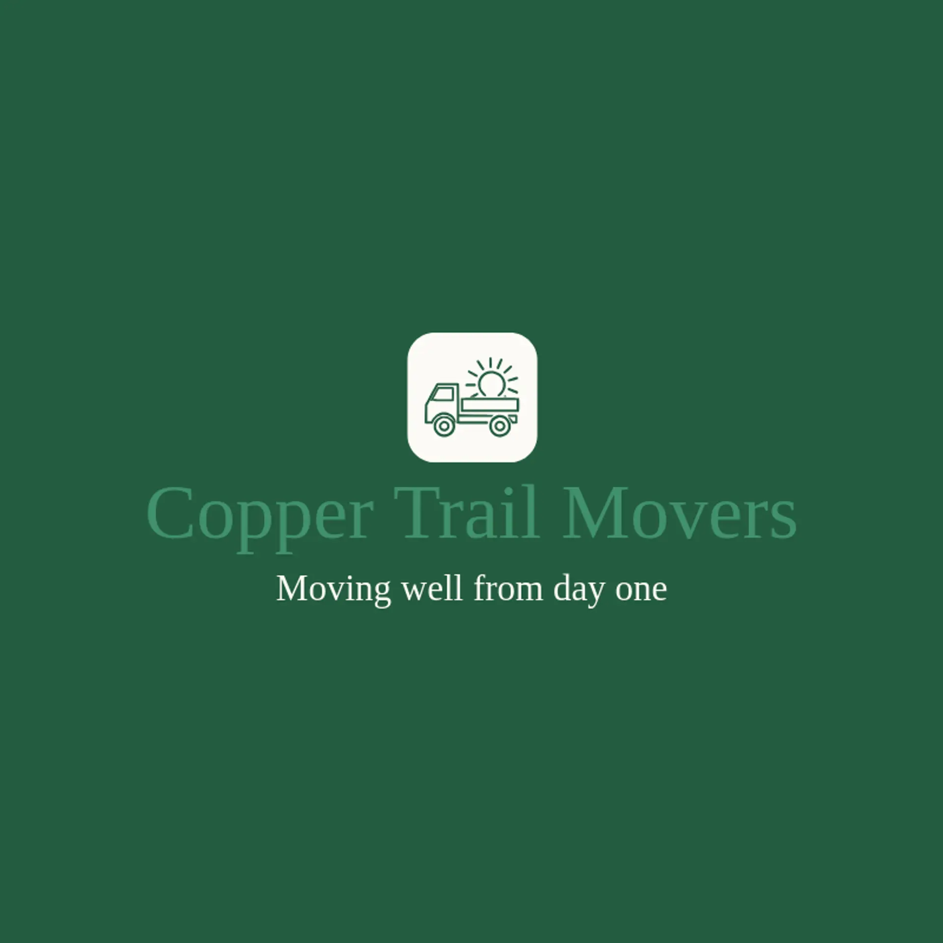 Copper Trail Movers logo for hauling