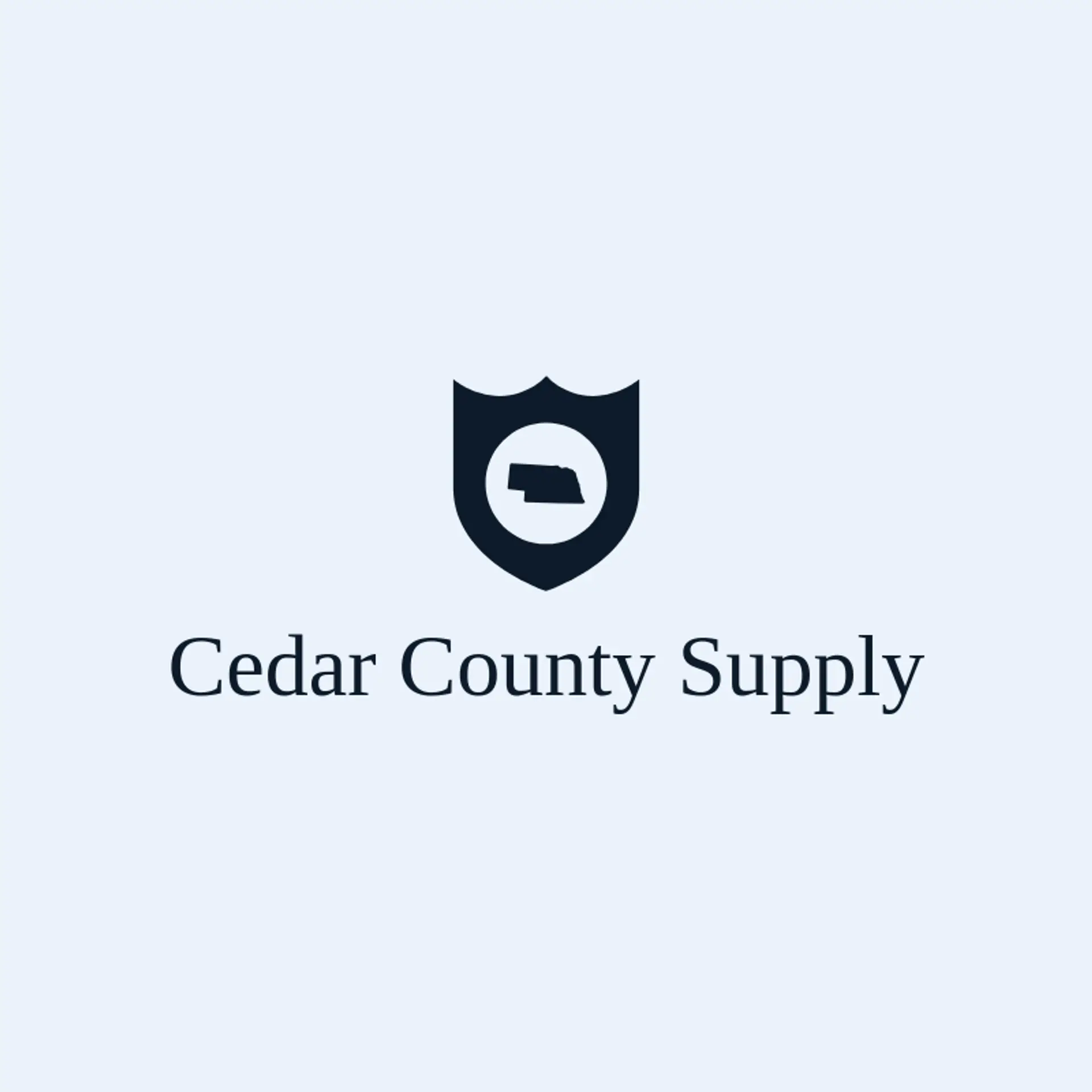 Cedar County Supply logo for nebraska