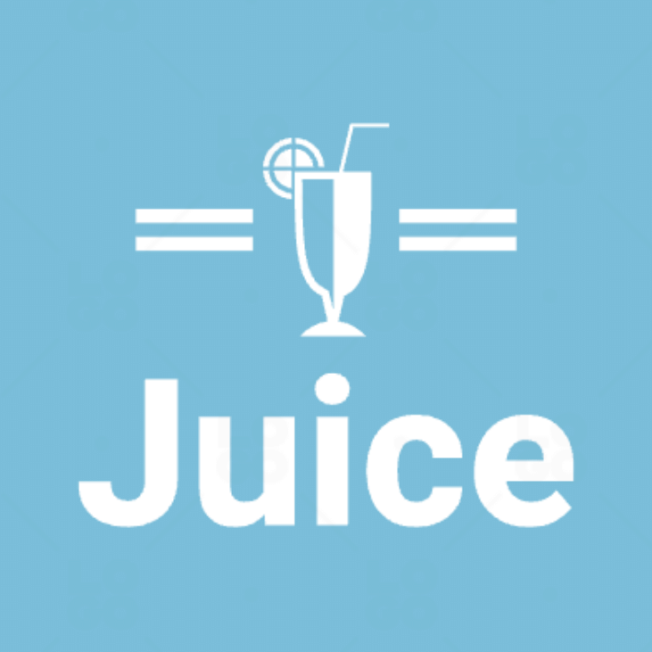 Juice logo design on transparent background PNG - Similar PNG