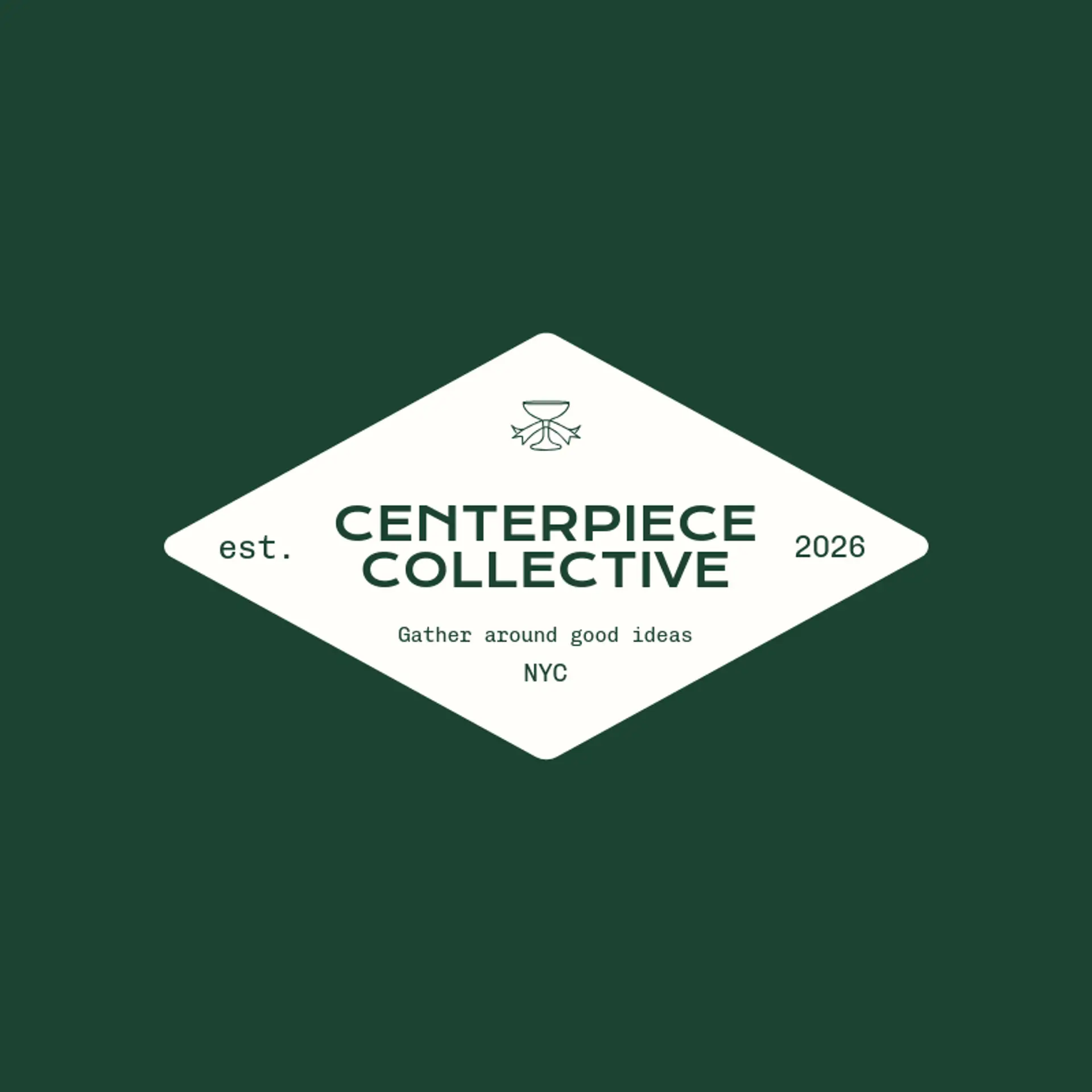 Centerpiece Collective logo for event