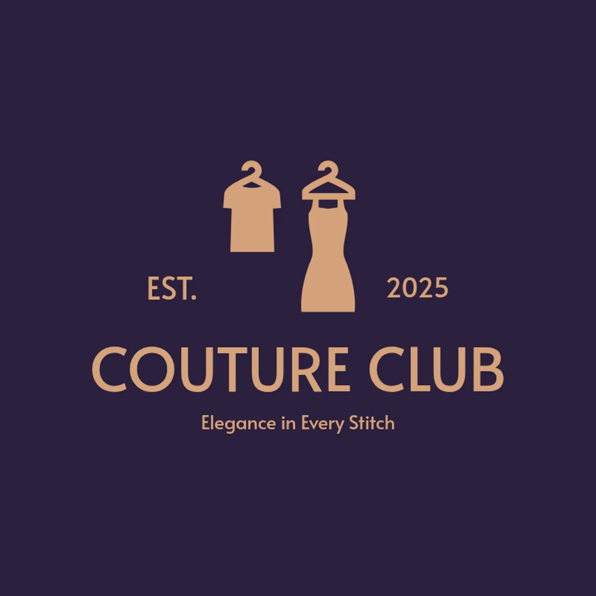 Couture Club logo for fashion wear