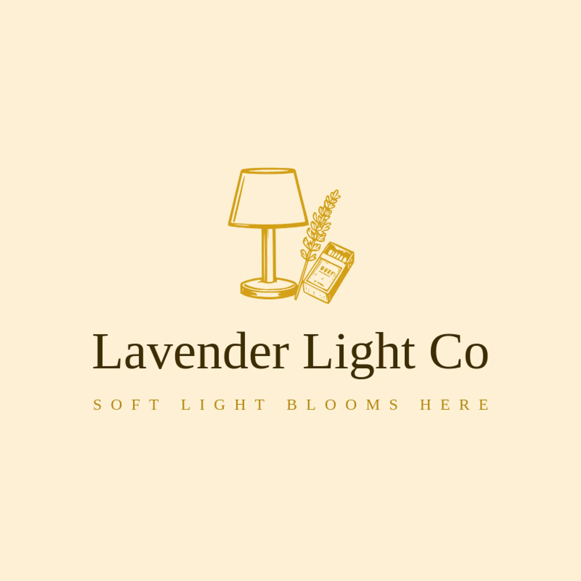 Lavender Light Co logo for lamp