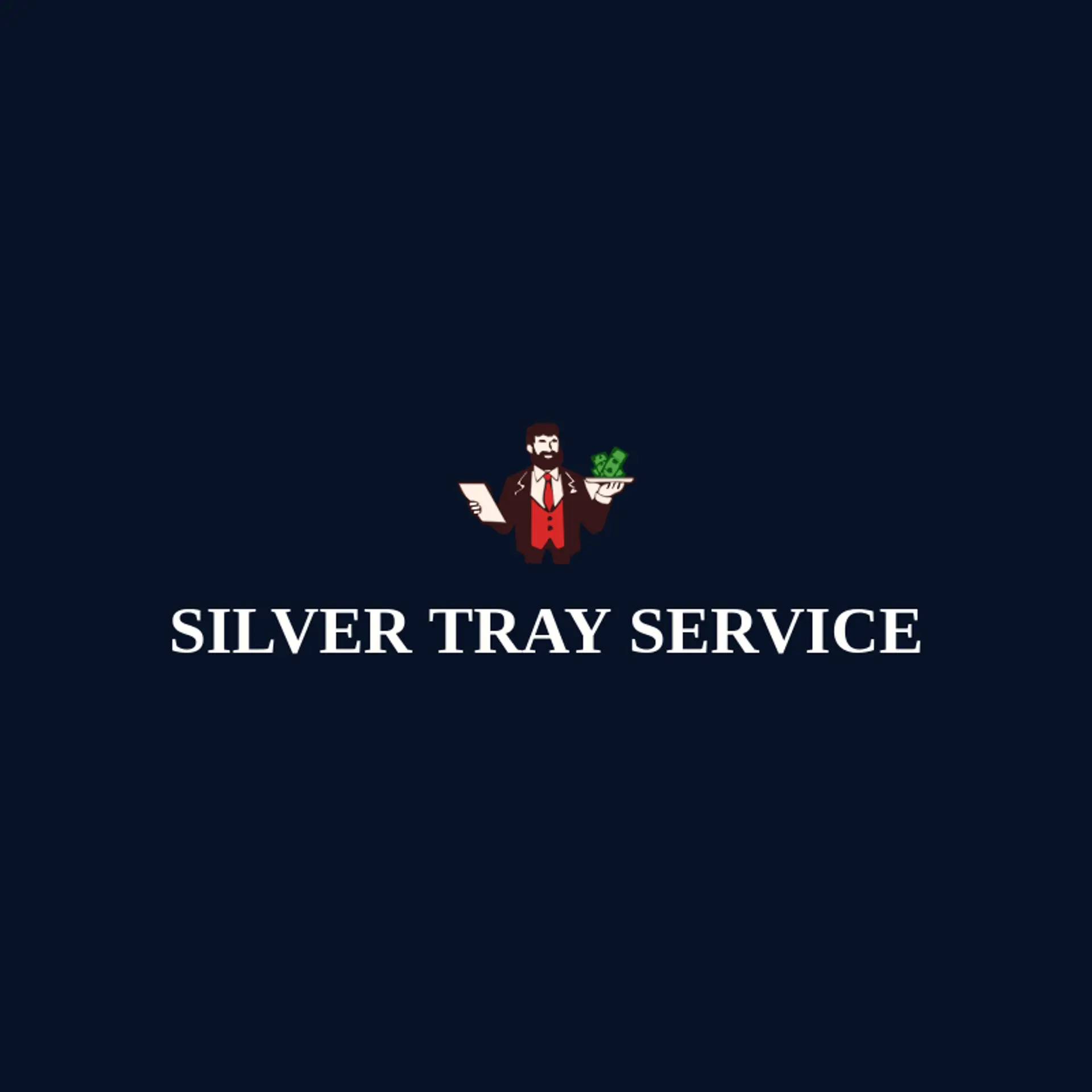 Silver Tray Service logo for butler