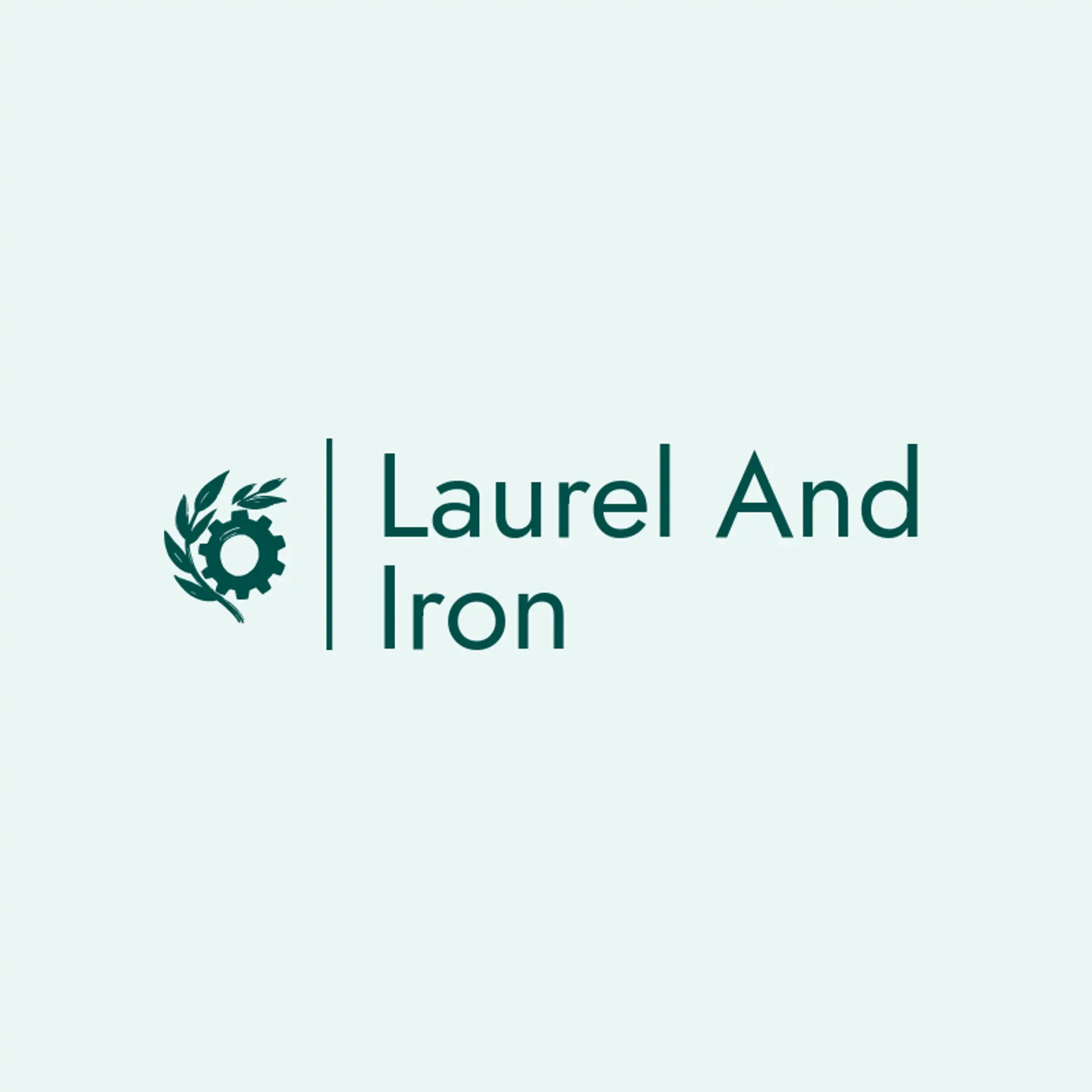 Laurel And Iron logo for veteran owned