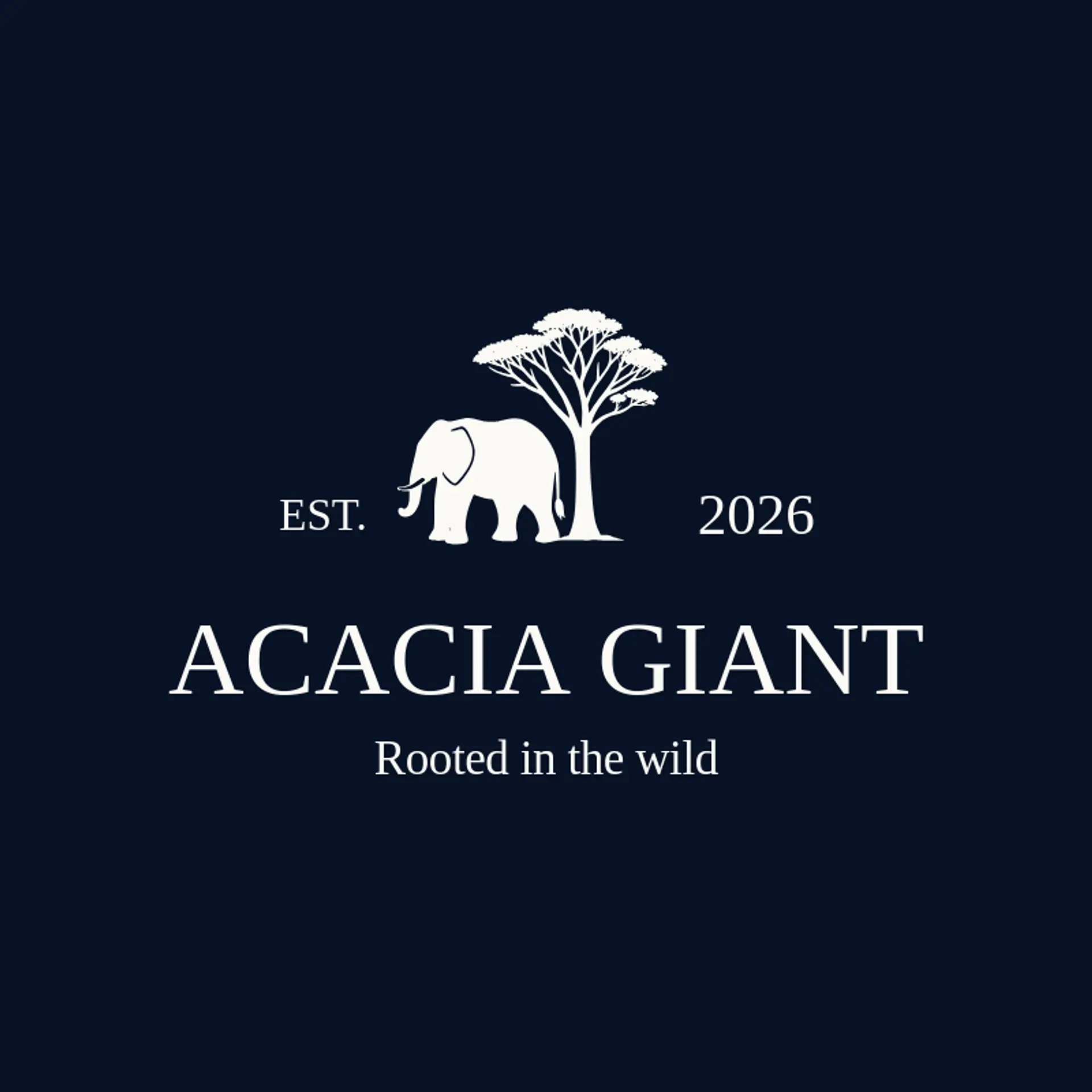 Acacia Giant logo for elephant