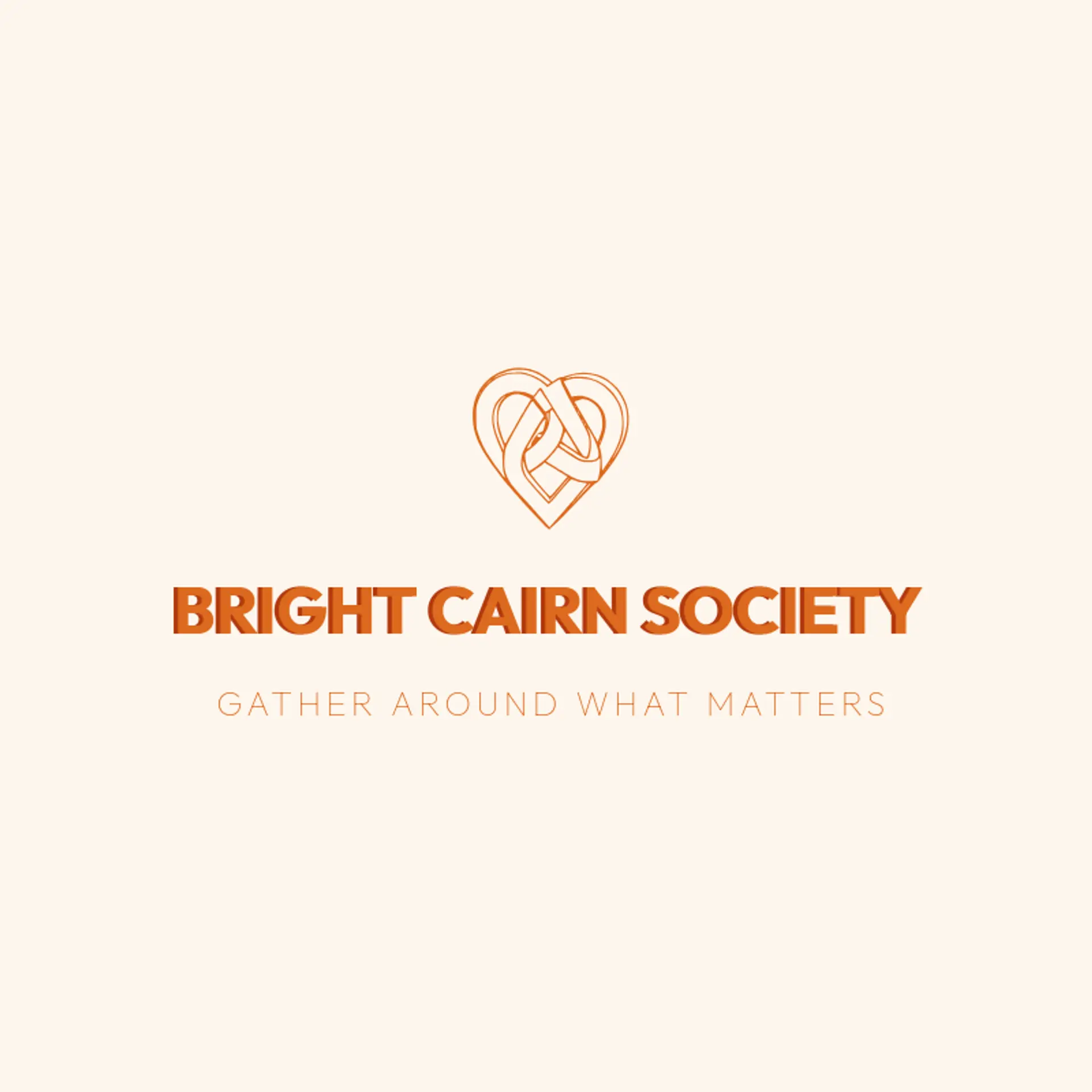 Bright Cairn Society logo for celtic