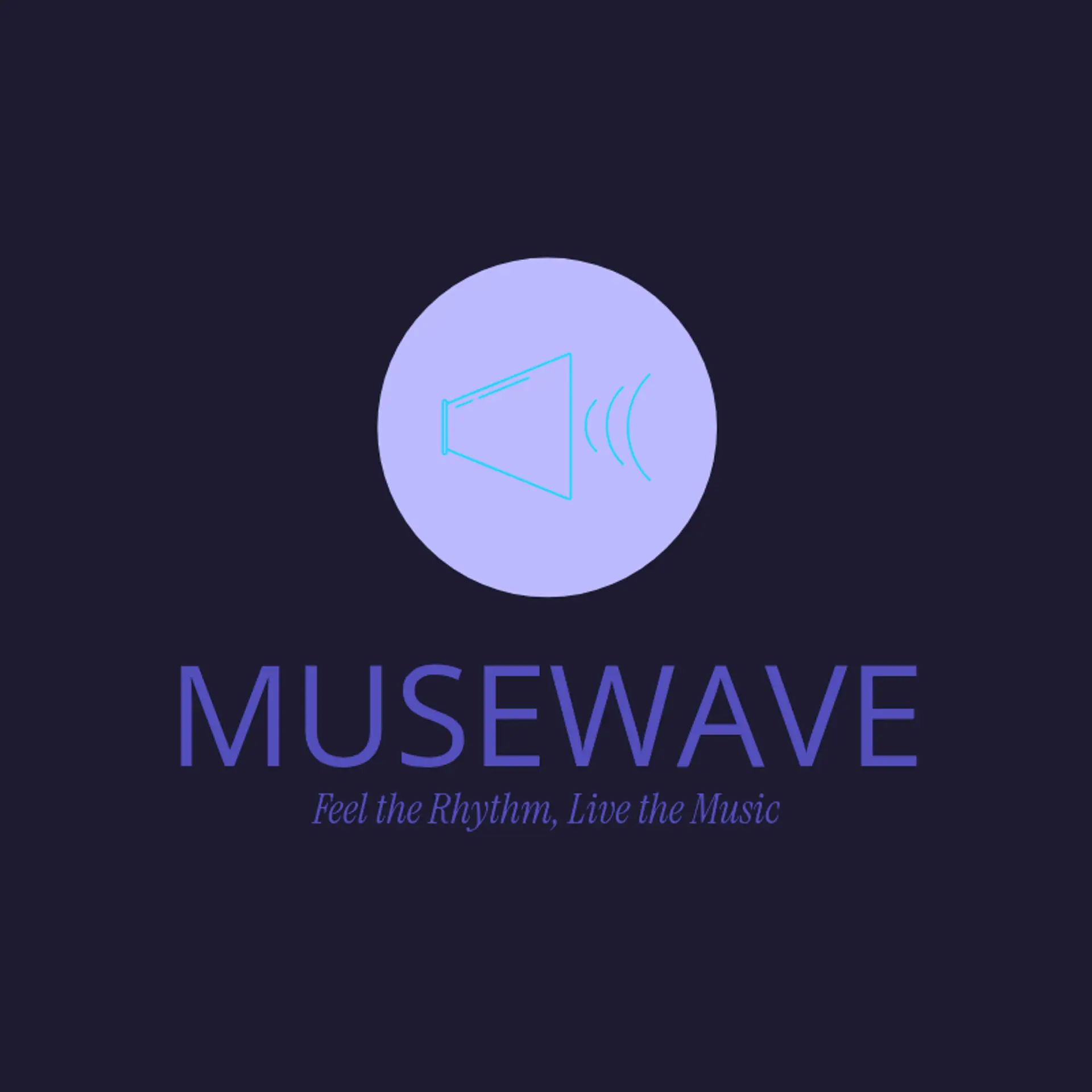 RhythmWave logo for music app