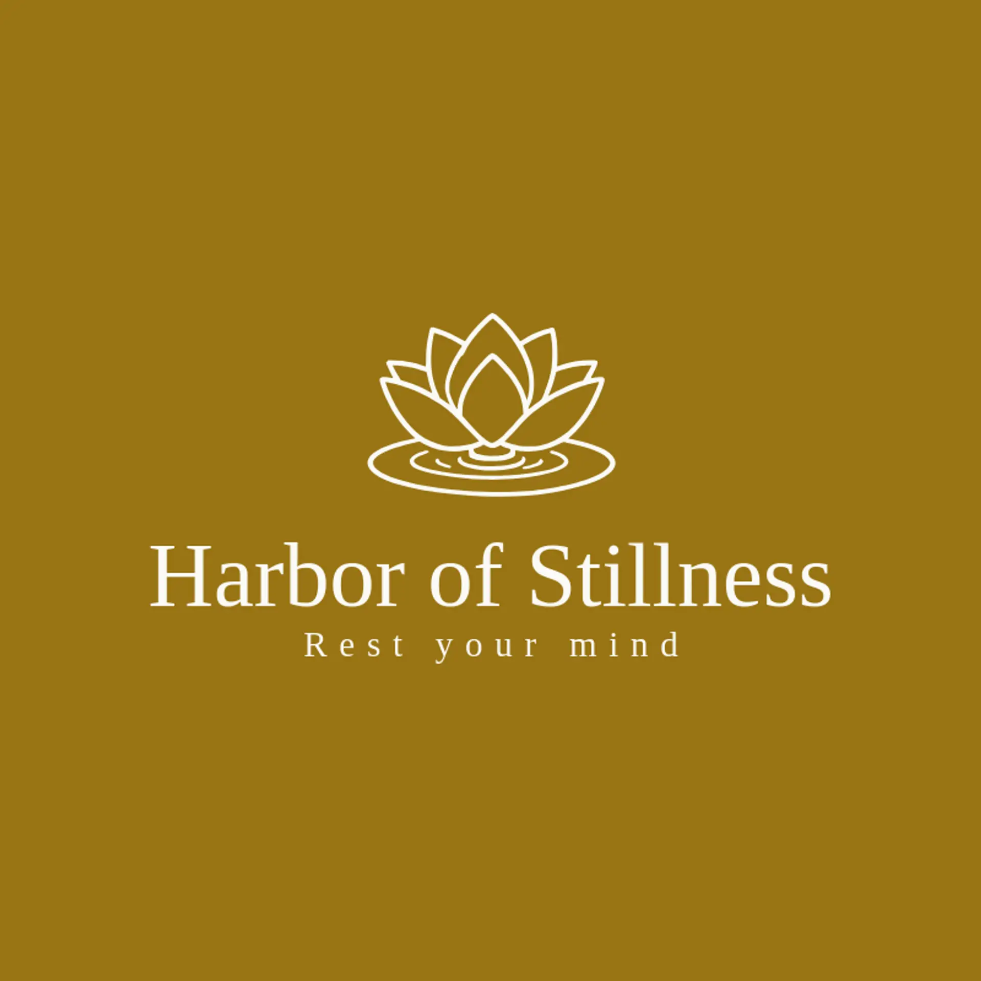 Harbor of Stillness logo for buddhism