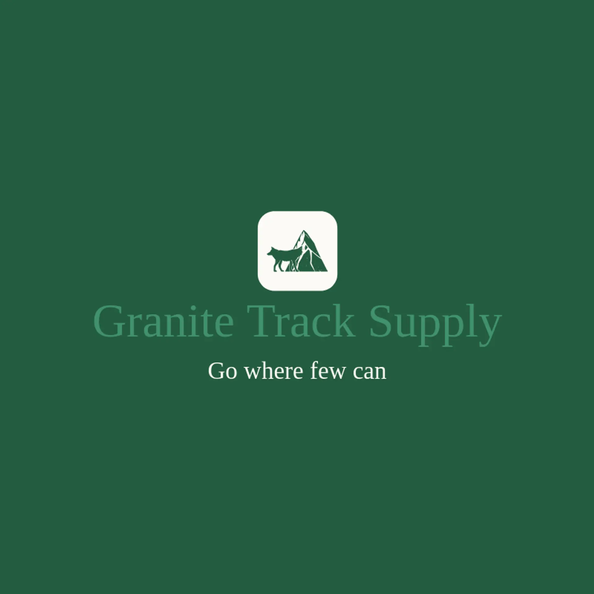 Granite Track Supply logo for apex predator