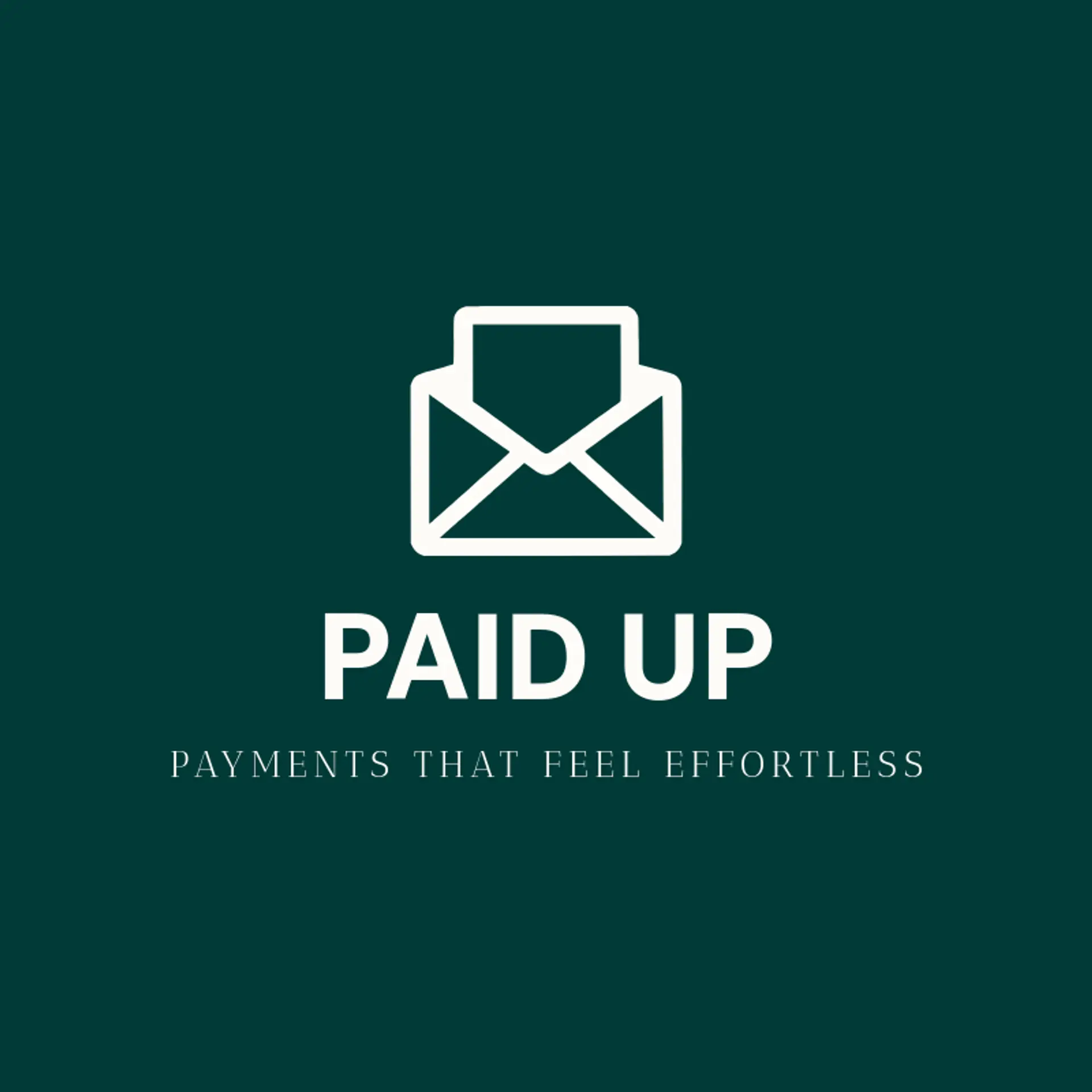 Paid Up logo for bill