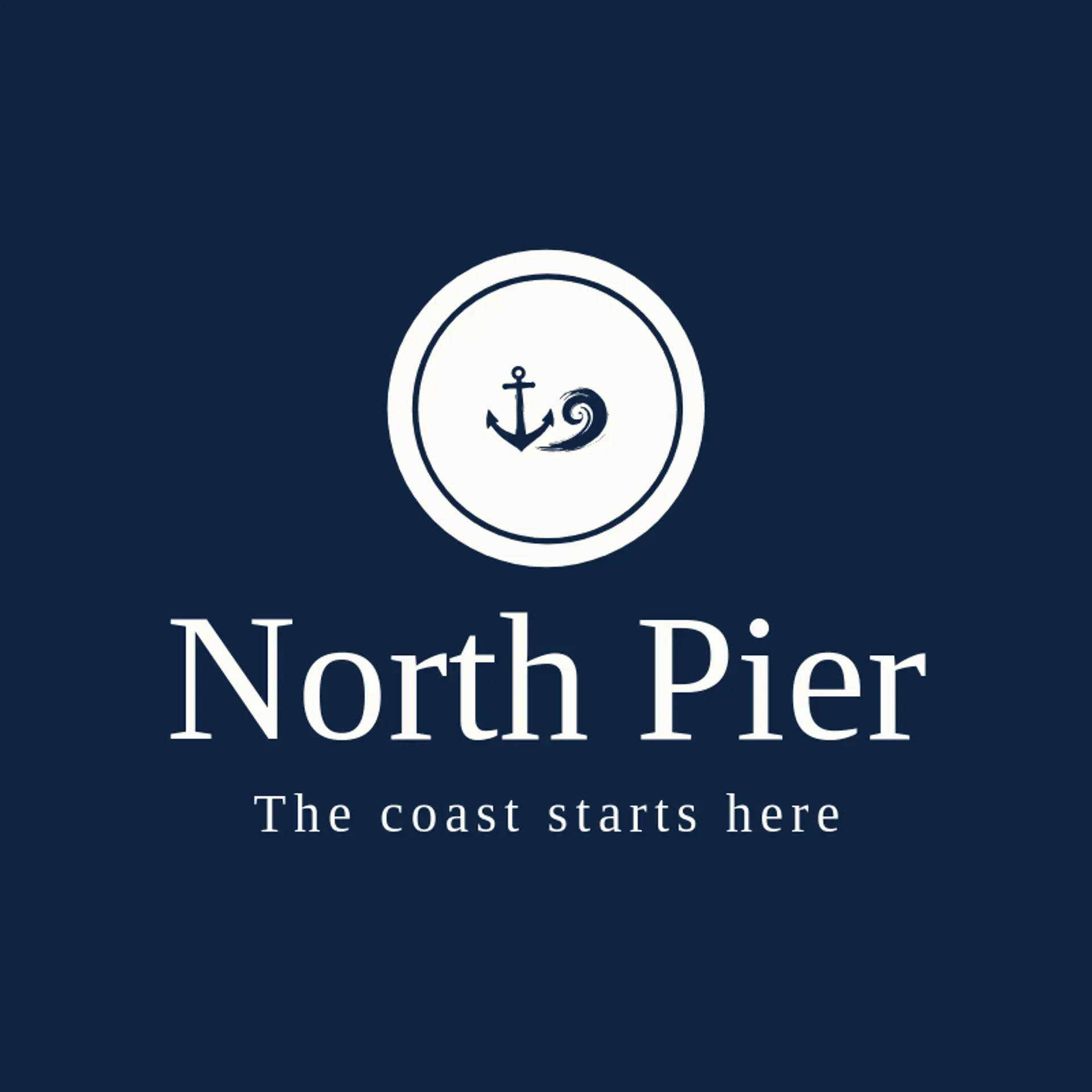 North Pier logo for marina