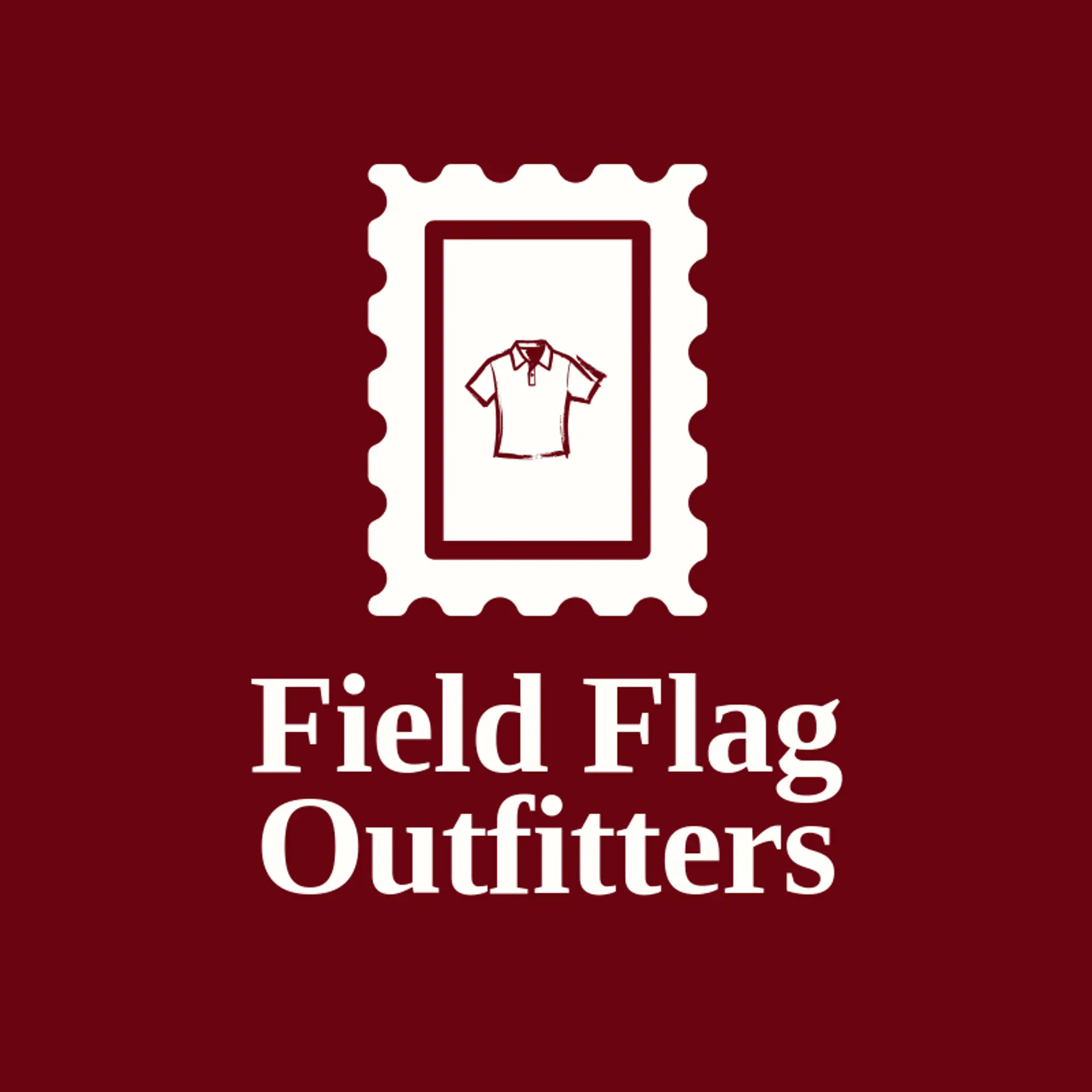Field Flag Outfitters logo for polo shirt