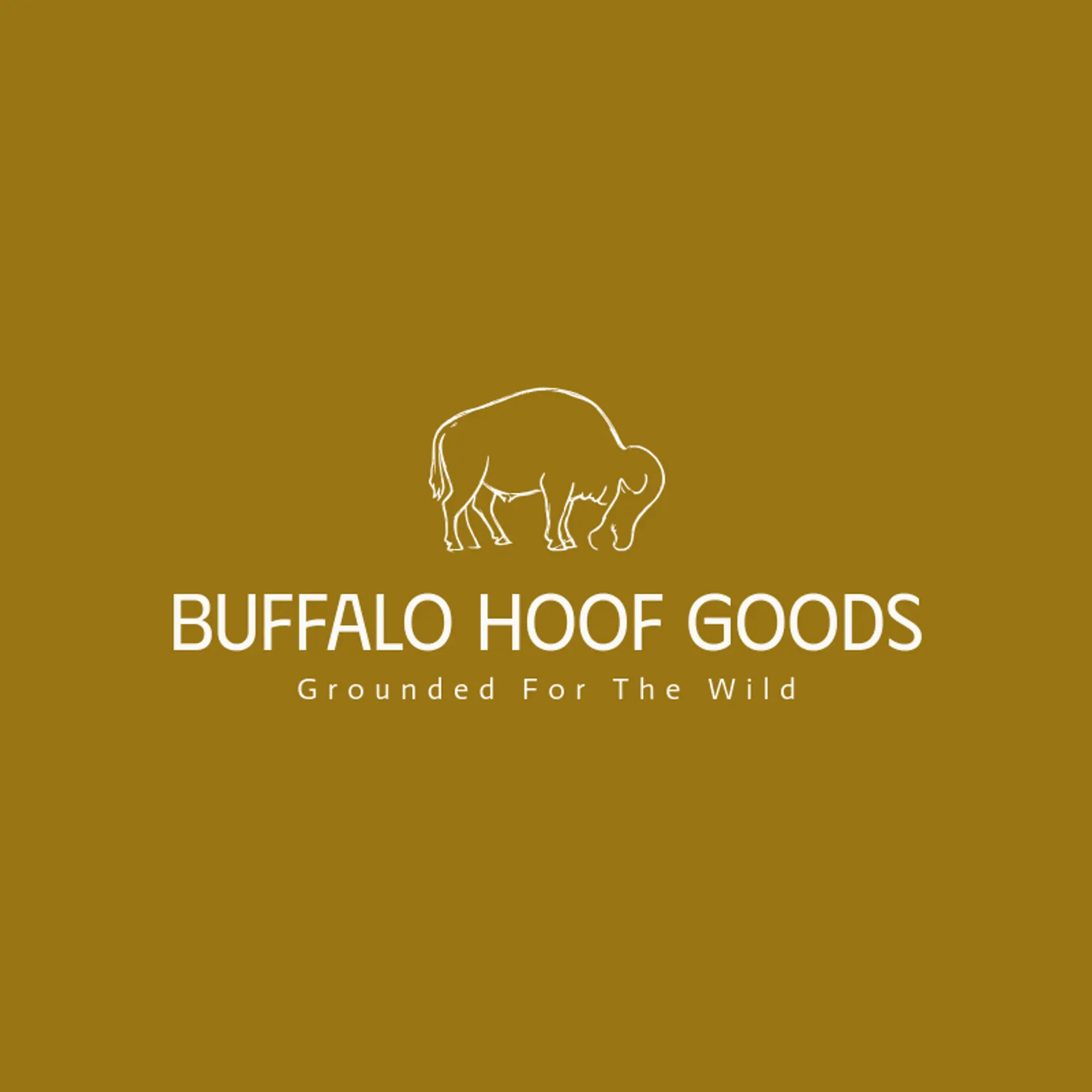 Buffalo Hoof Goods logo for buffalo