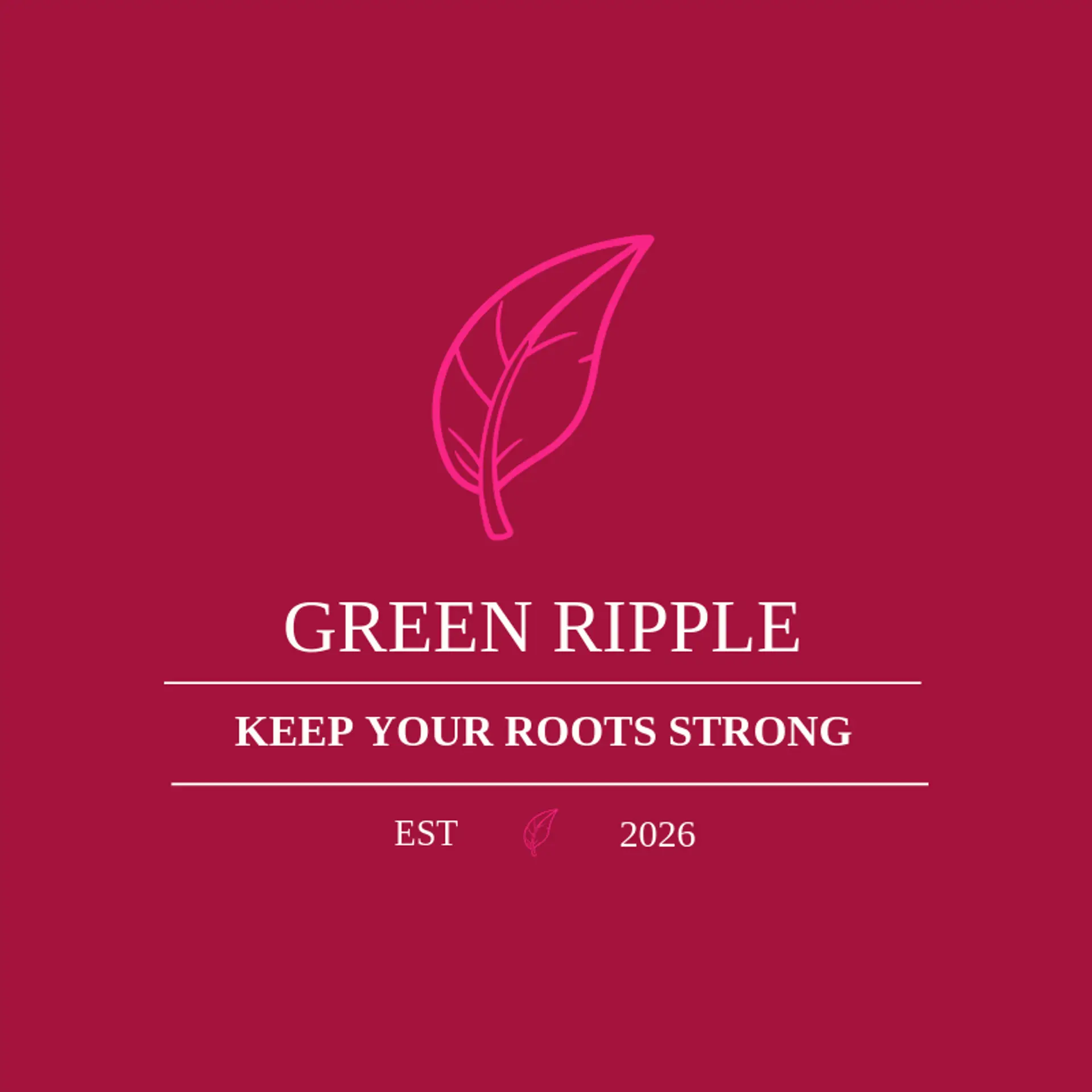 Green Ripple logo for spring
