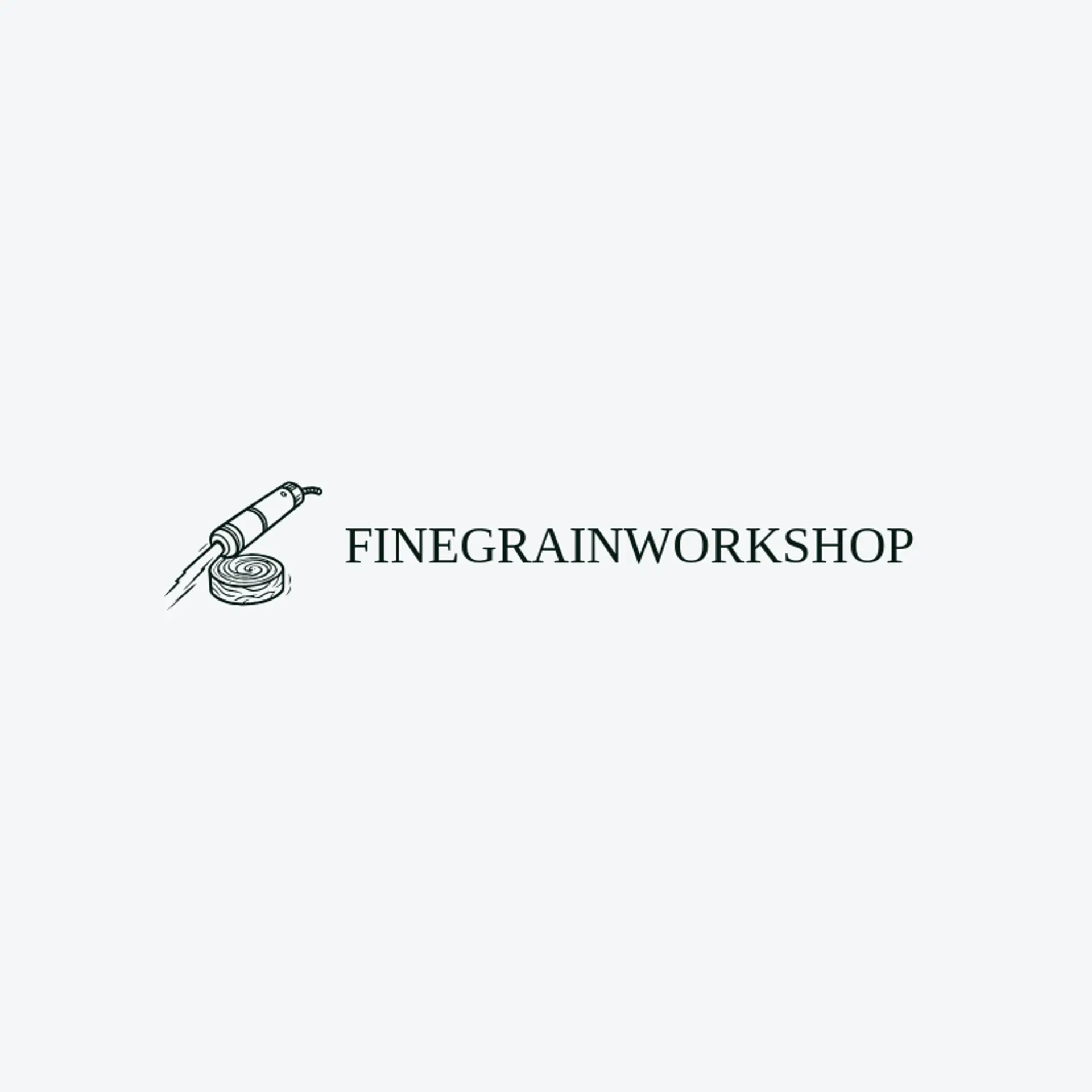 Fine Grain Workshop logo for laser engraving
