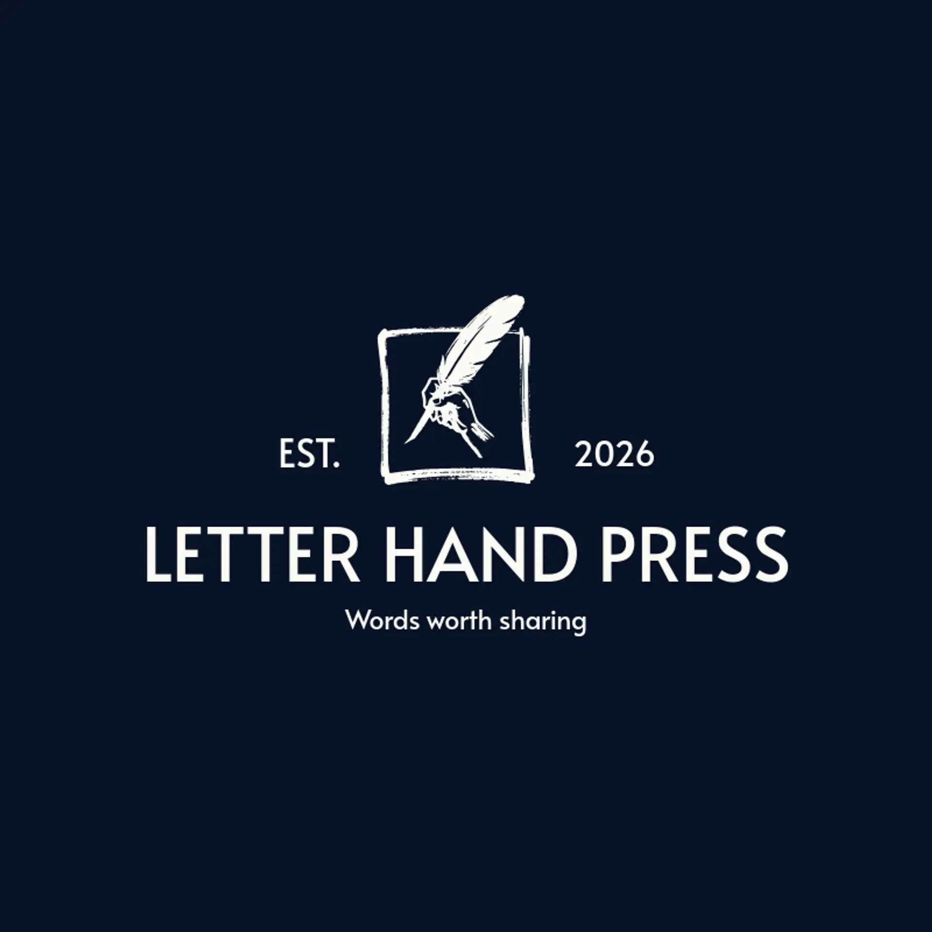 Letter Hand Press logo for hand