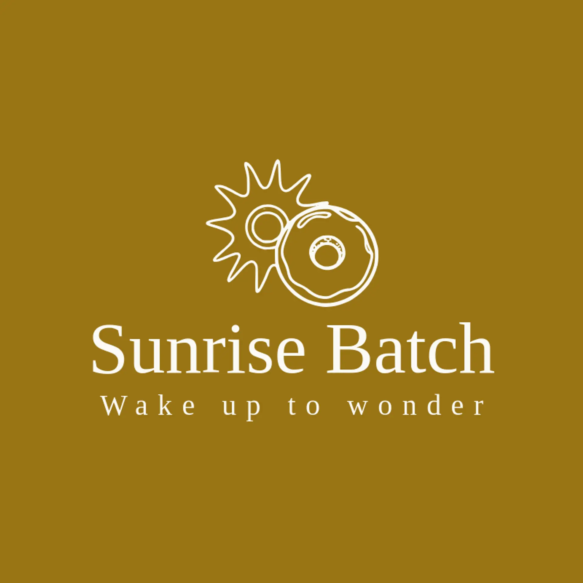 Sunrise Batch logo for donut