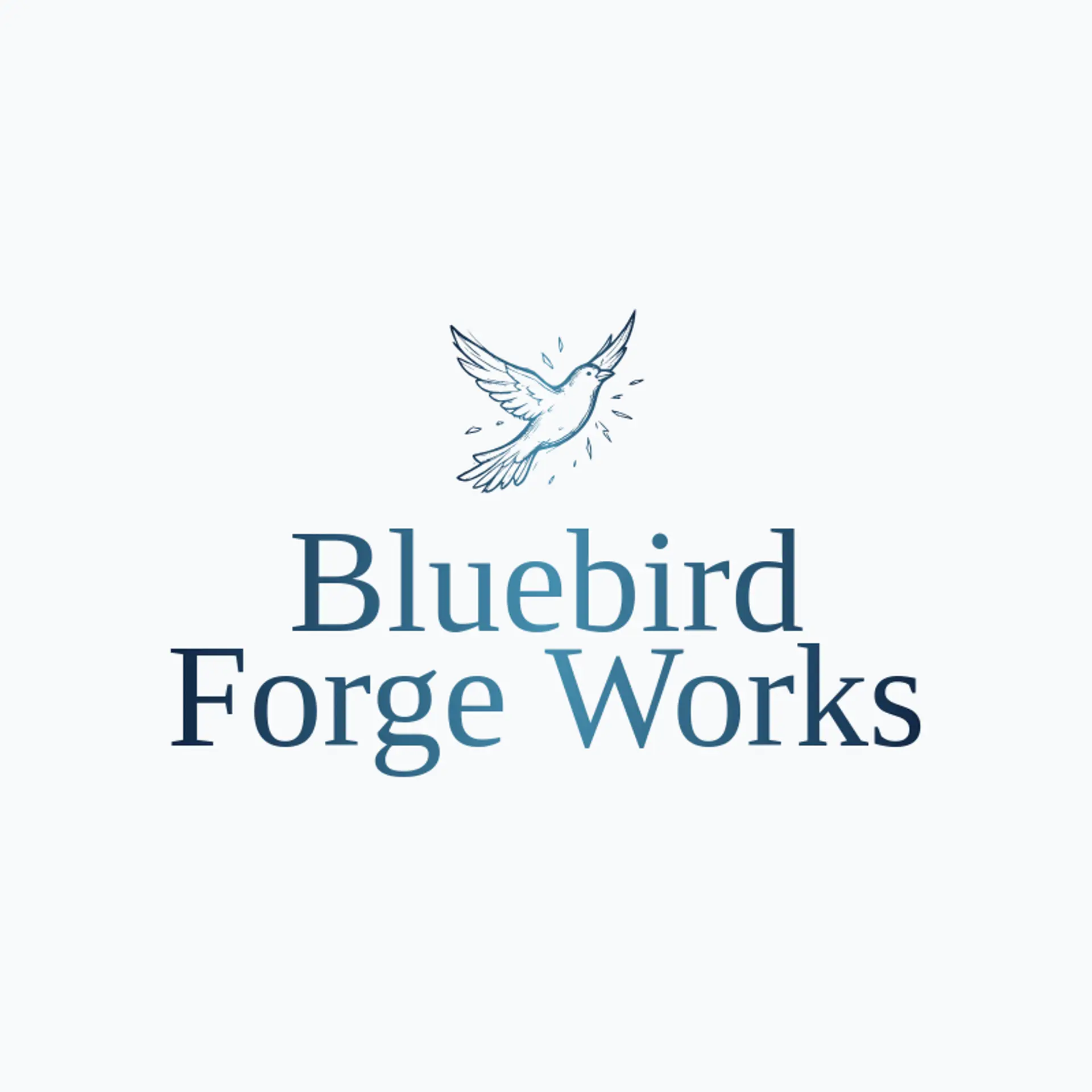 Bluebird Forge Works logo for fabrication