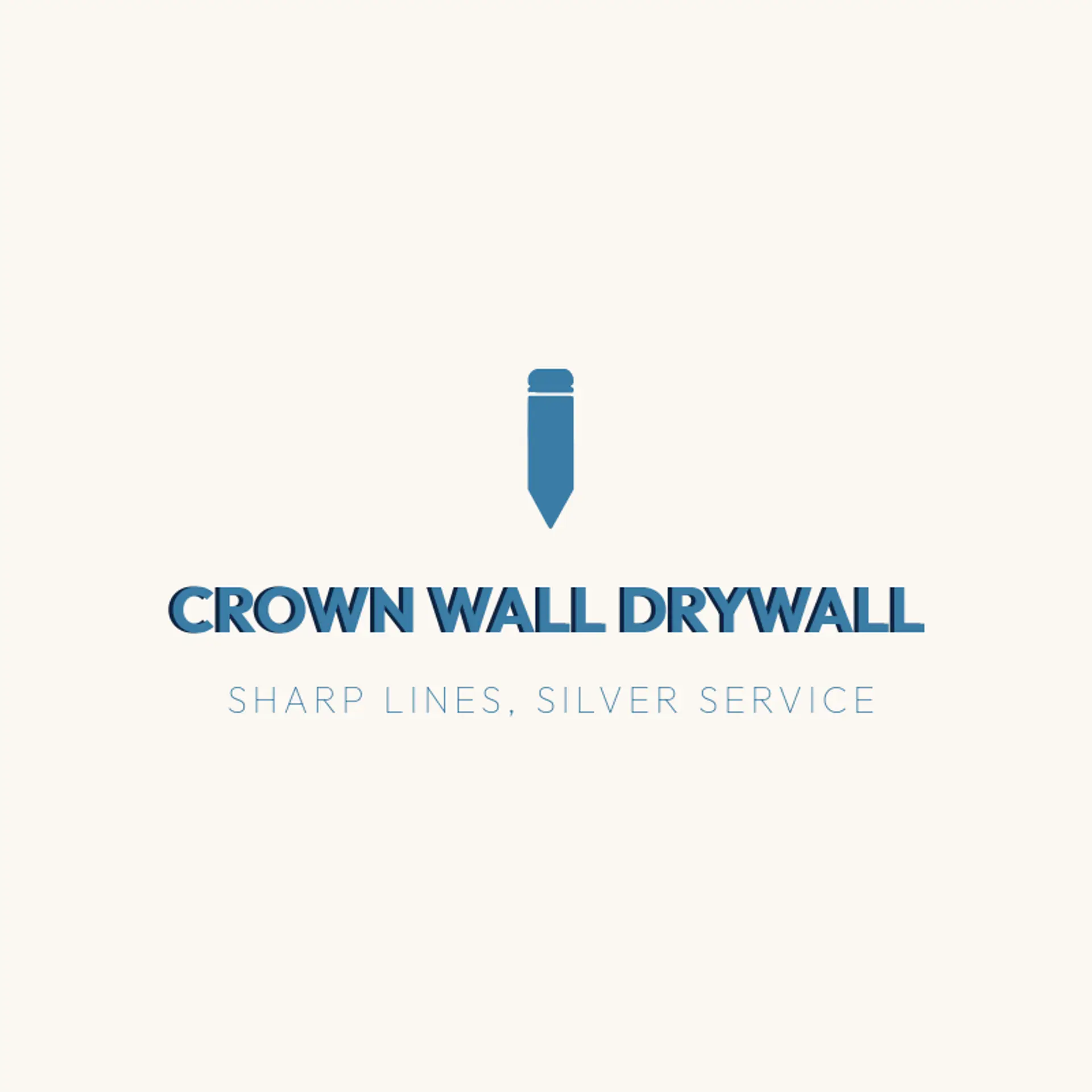 Crown Wall Drywall logo for drywall