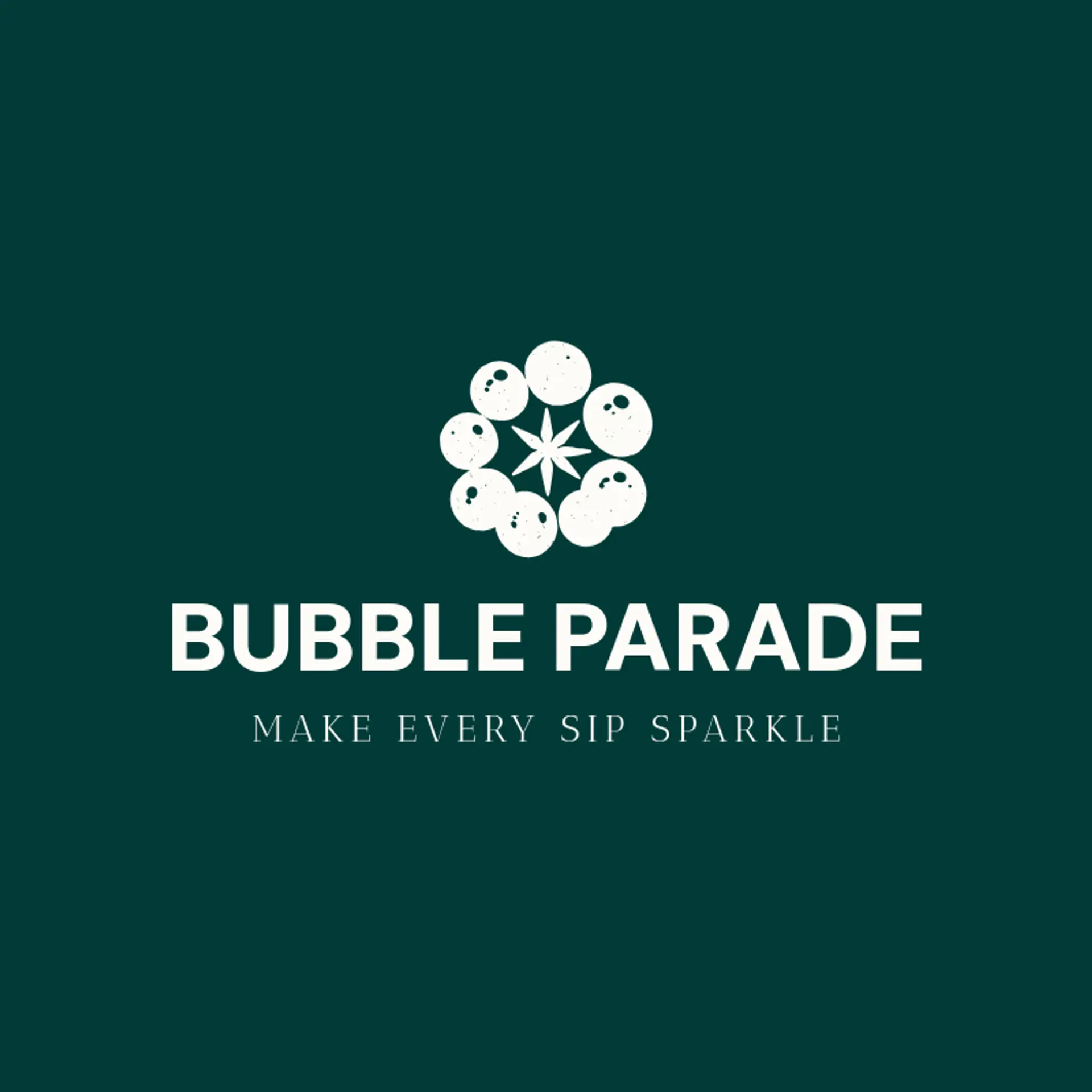 Bubble Parade logo for soda