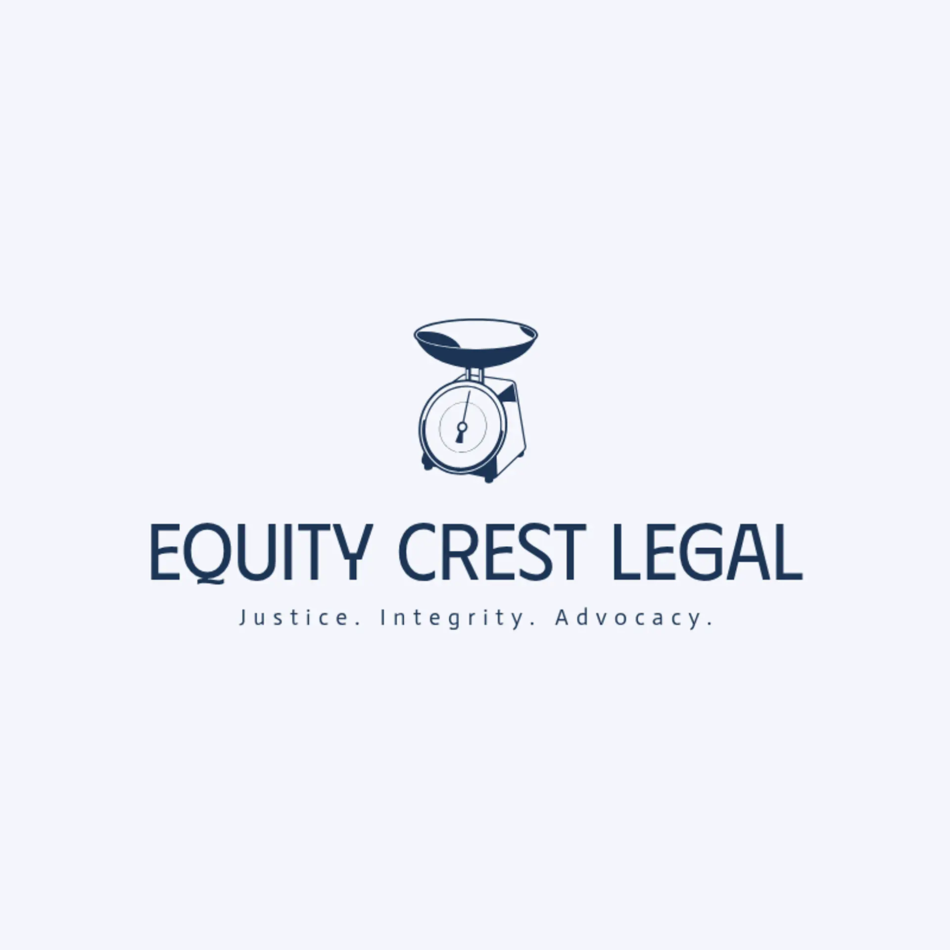 Equity Crest Legal logo for law