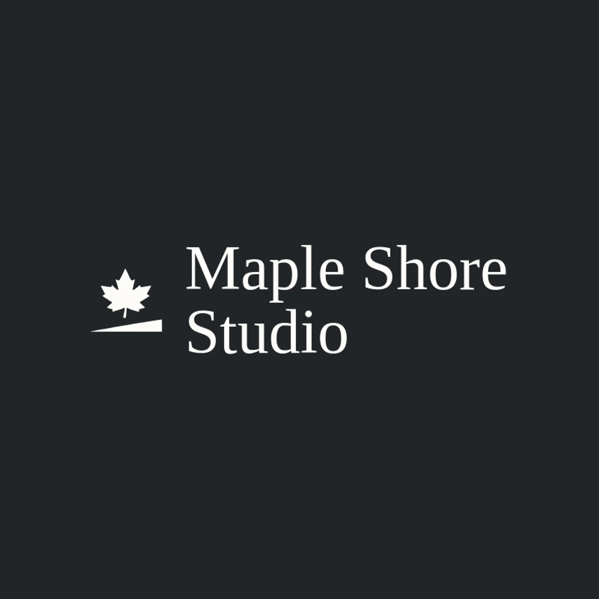 Maple Shore Studio logo for michigan