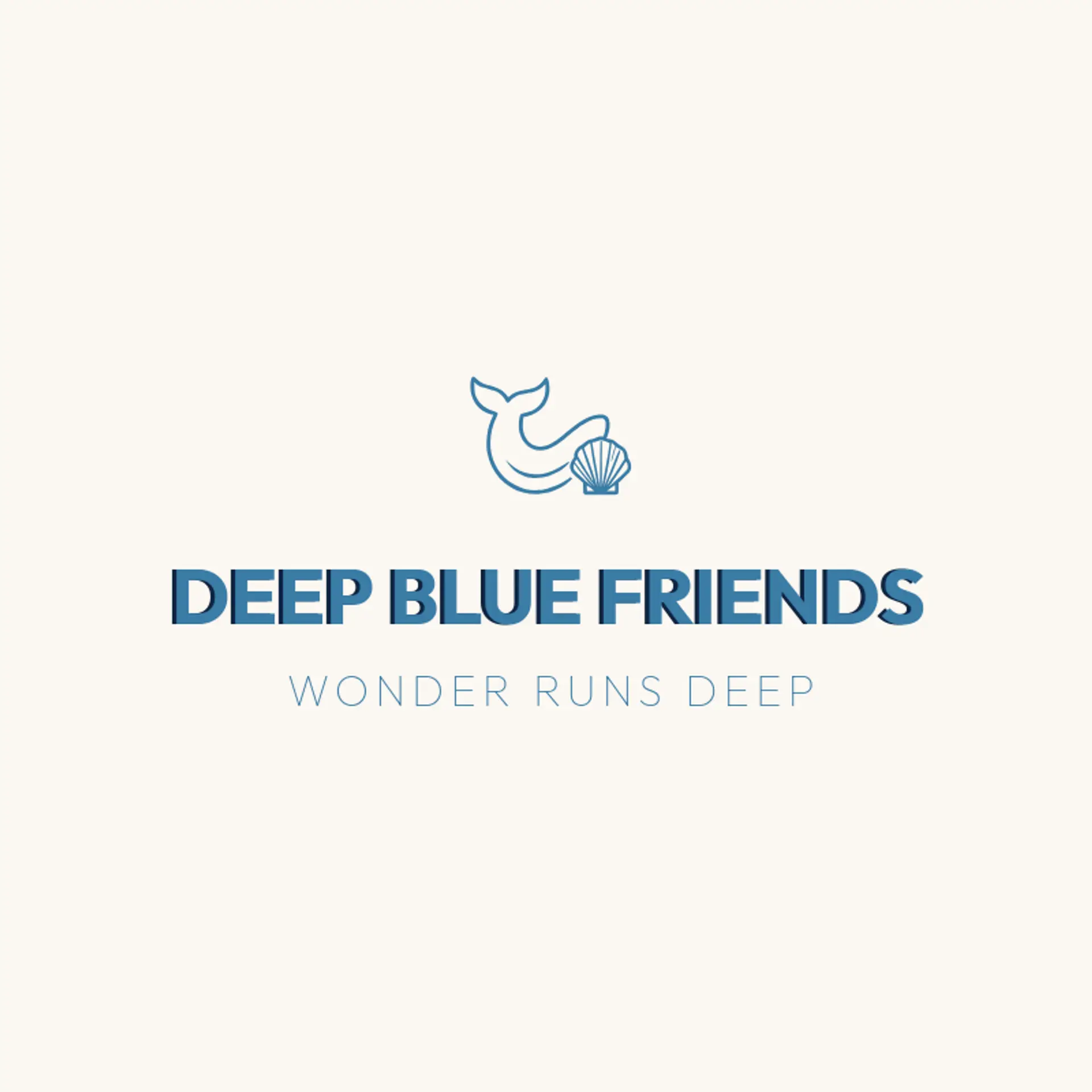 Deep Blue Friends logo for wave