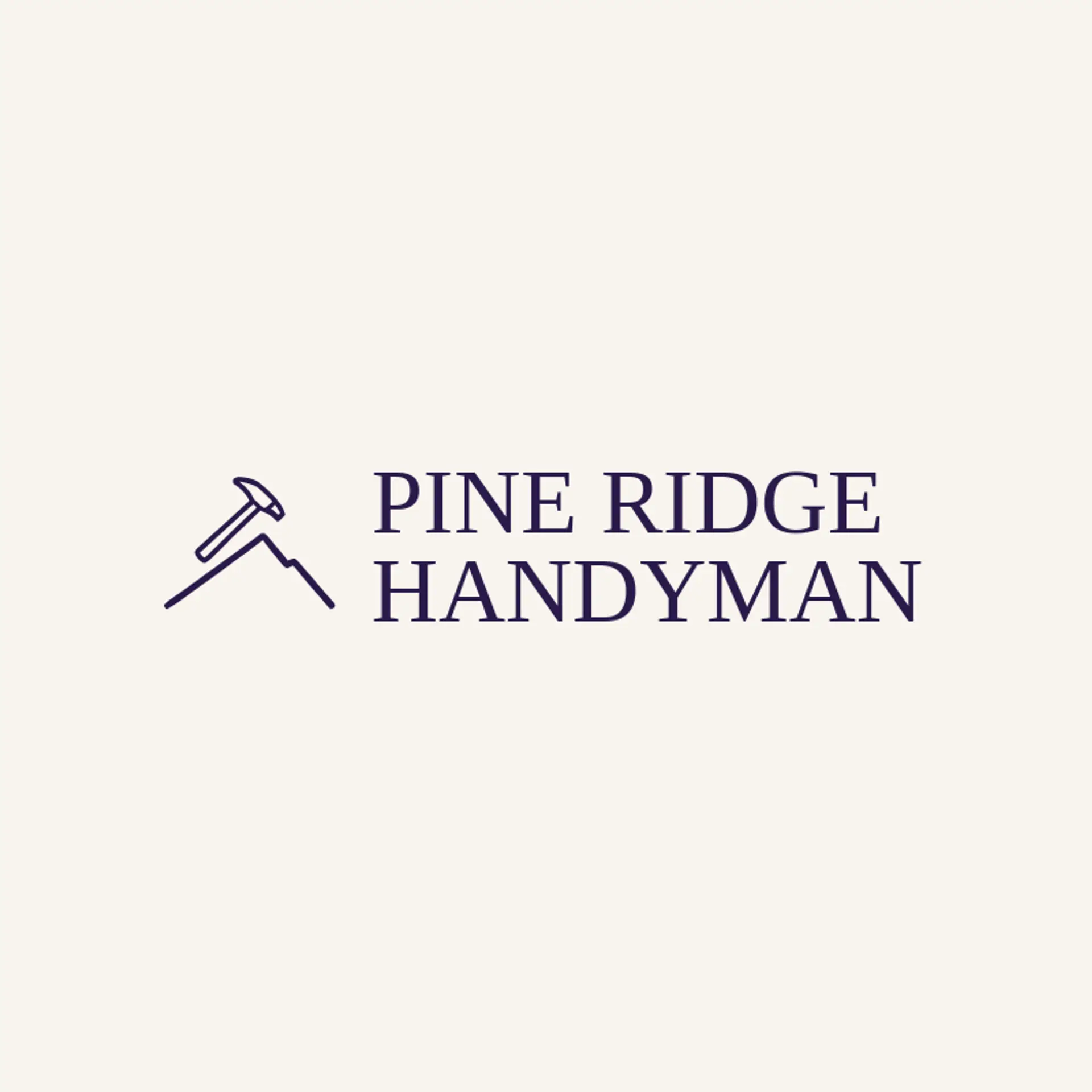 Pine Ridge Handyman logo for handyman services