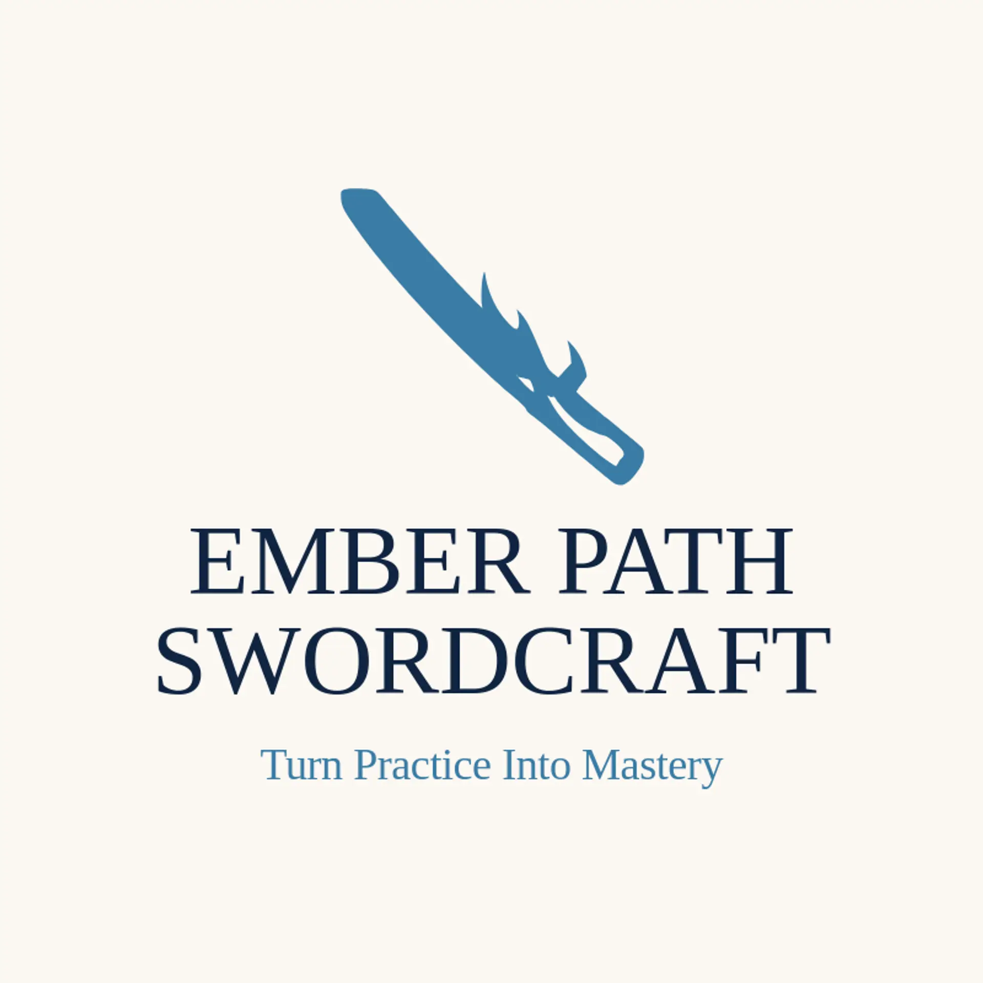 Ember Path Swordcraft logo for katana