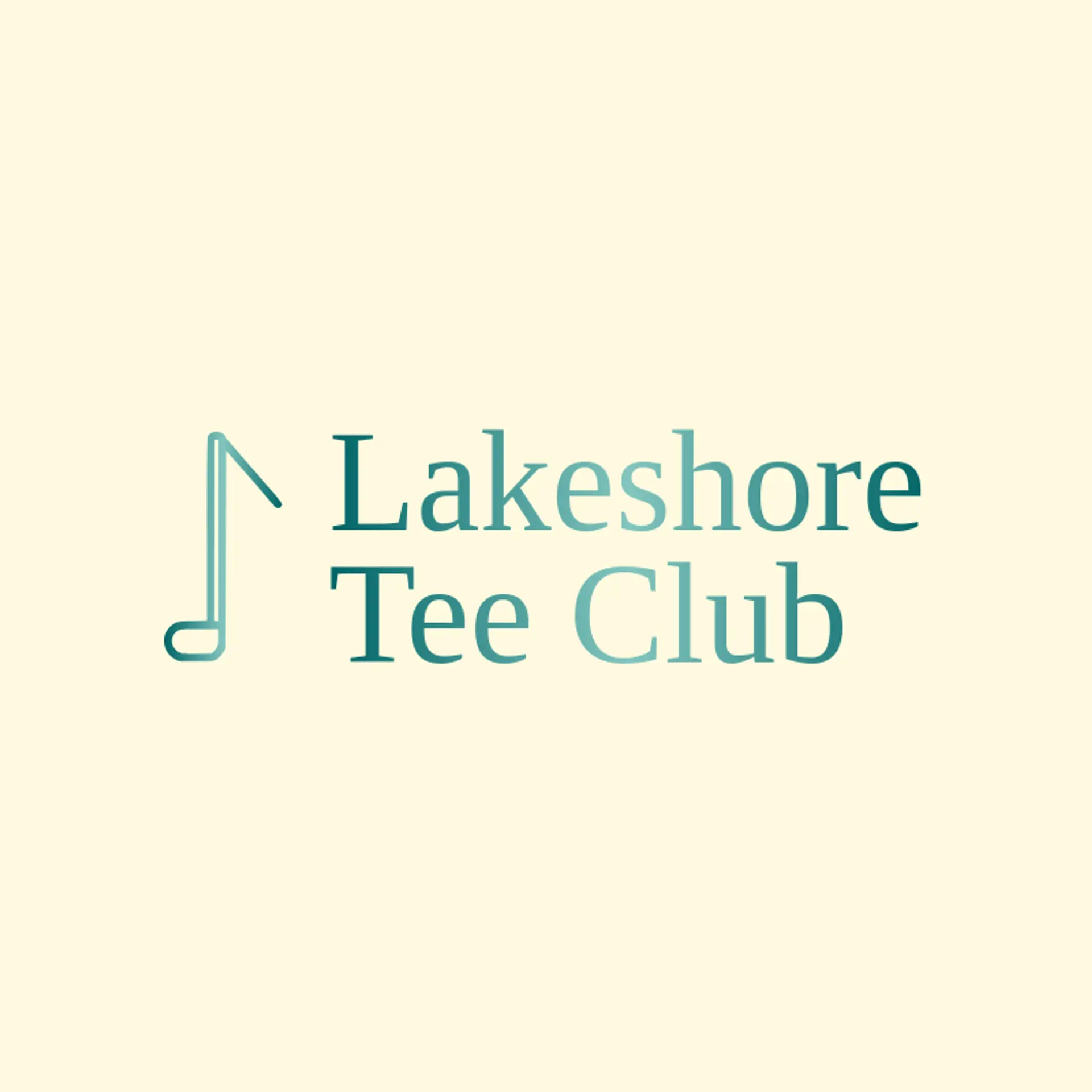 Lakeshore Tee Club logo for golf course
