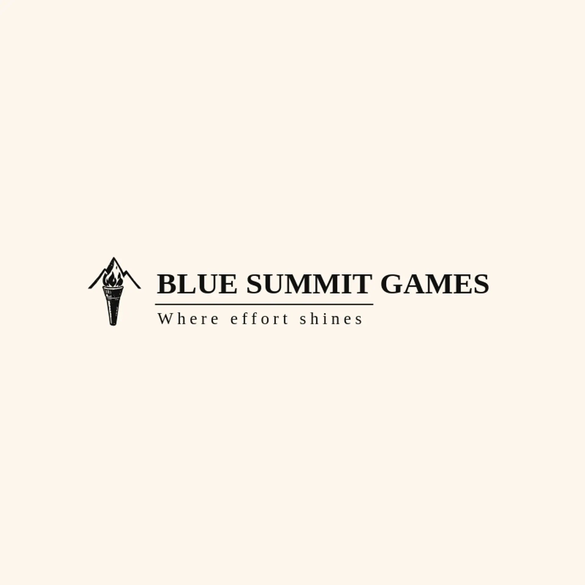 Blue Summit Games logo for olympic