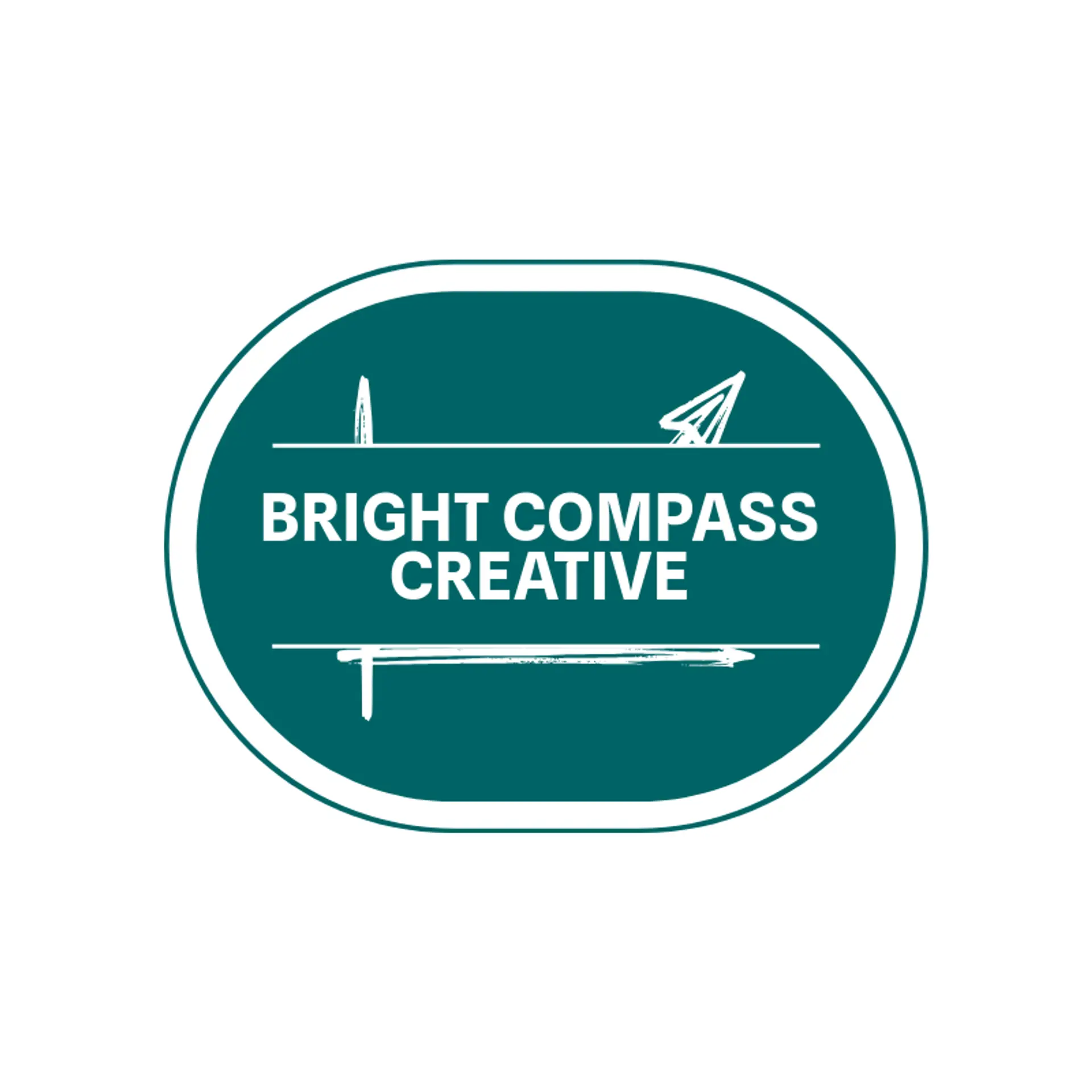 Bright Compass Creative logo for marketing