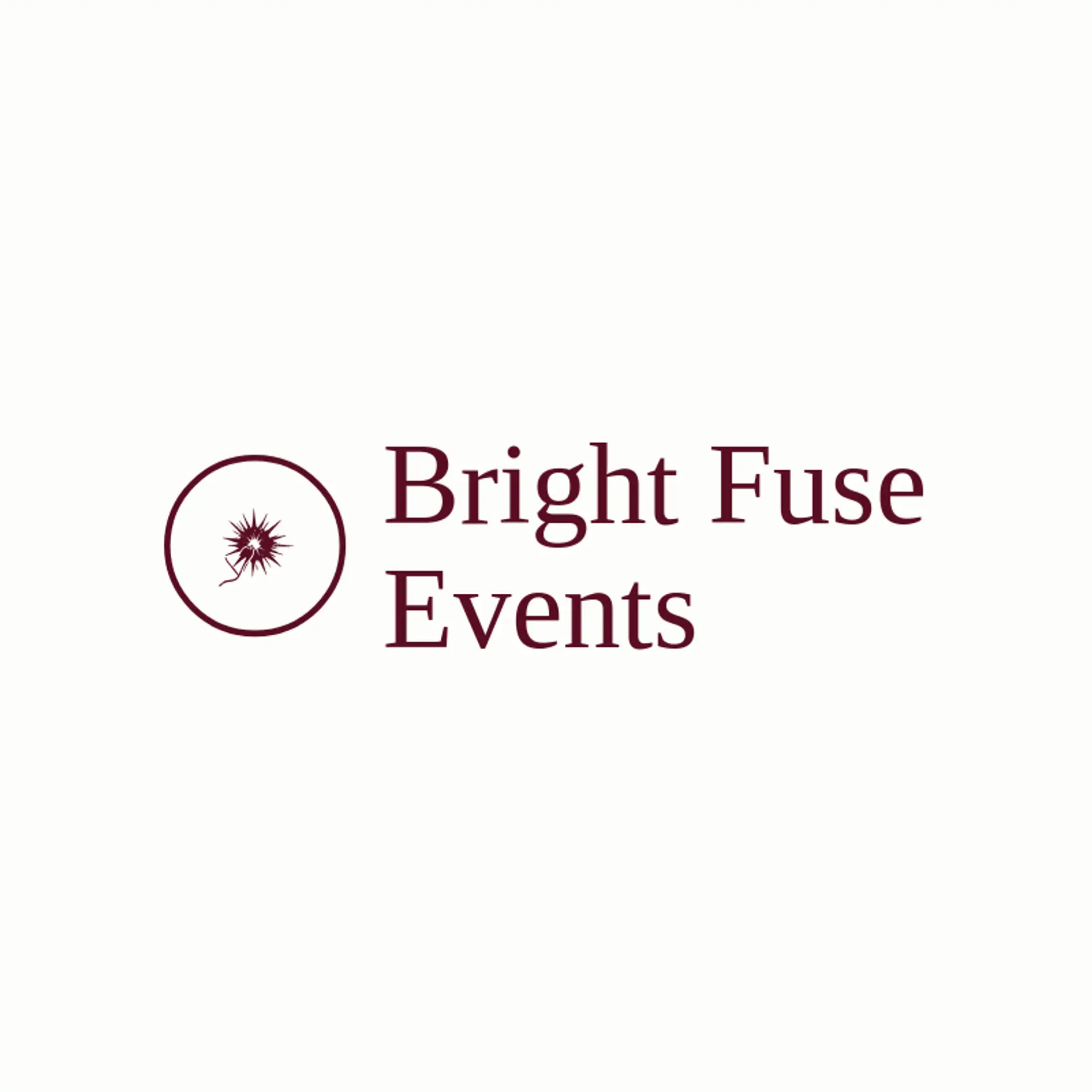 Bright Fuse Events logo for explosion