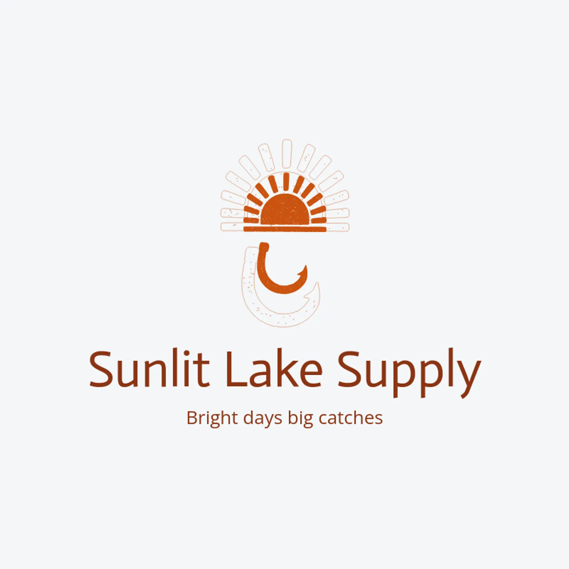 Sunlit Lake Supply logo for fishing